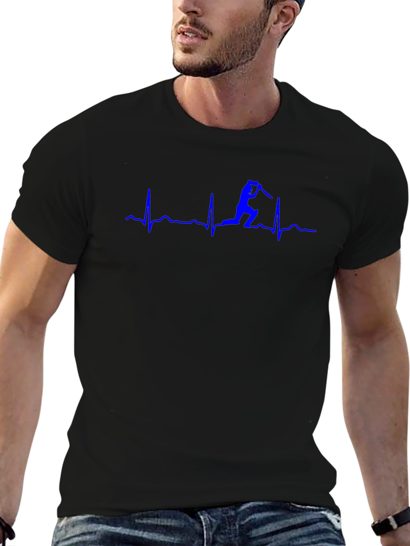Cricket Lover Heartbeat T-Shirt
