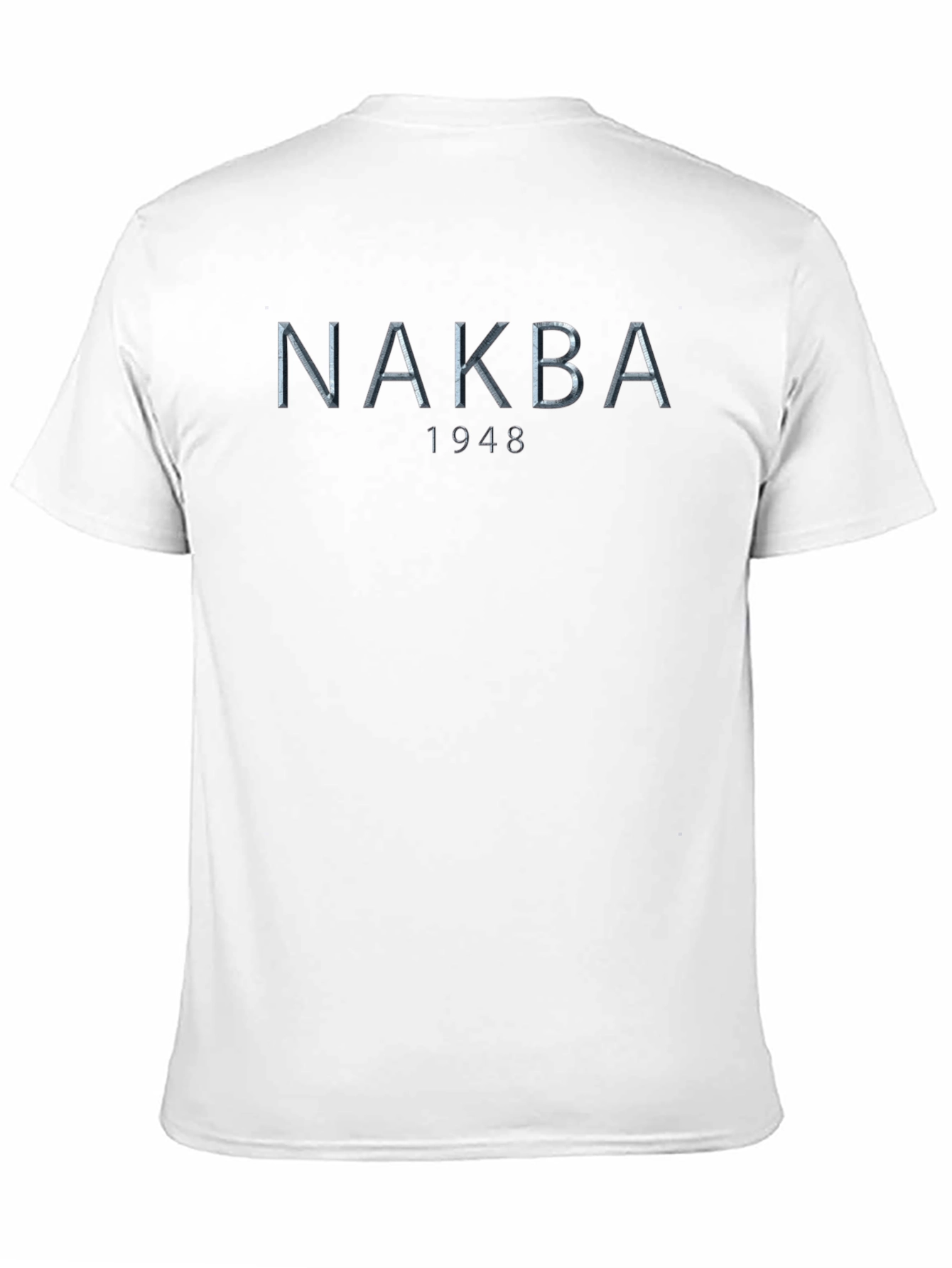 Nakba 1948 Graphic Tee - Black Cotton T-Shirt