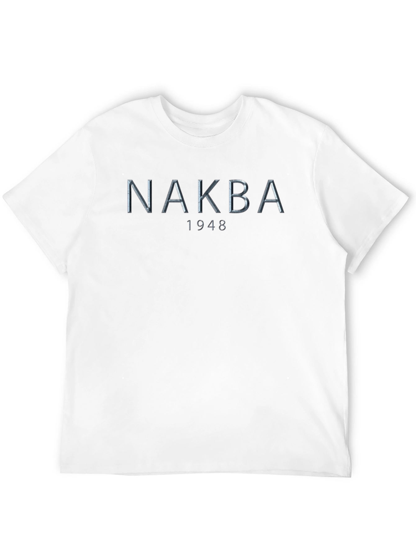 Nakba 1948 Graphic Tee - Black Cotton T-Shirt