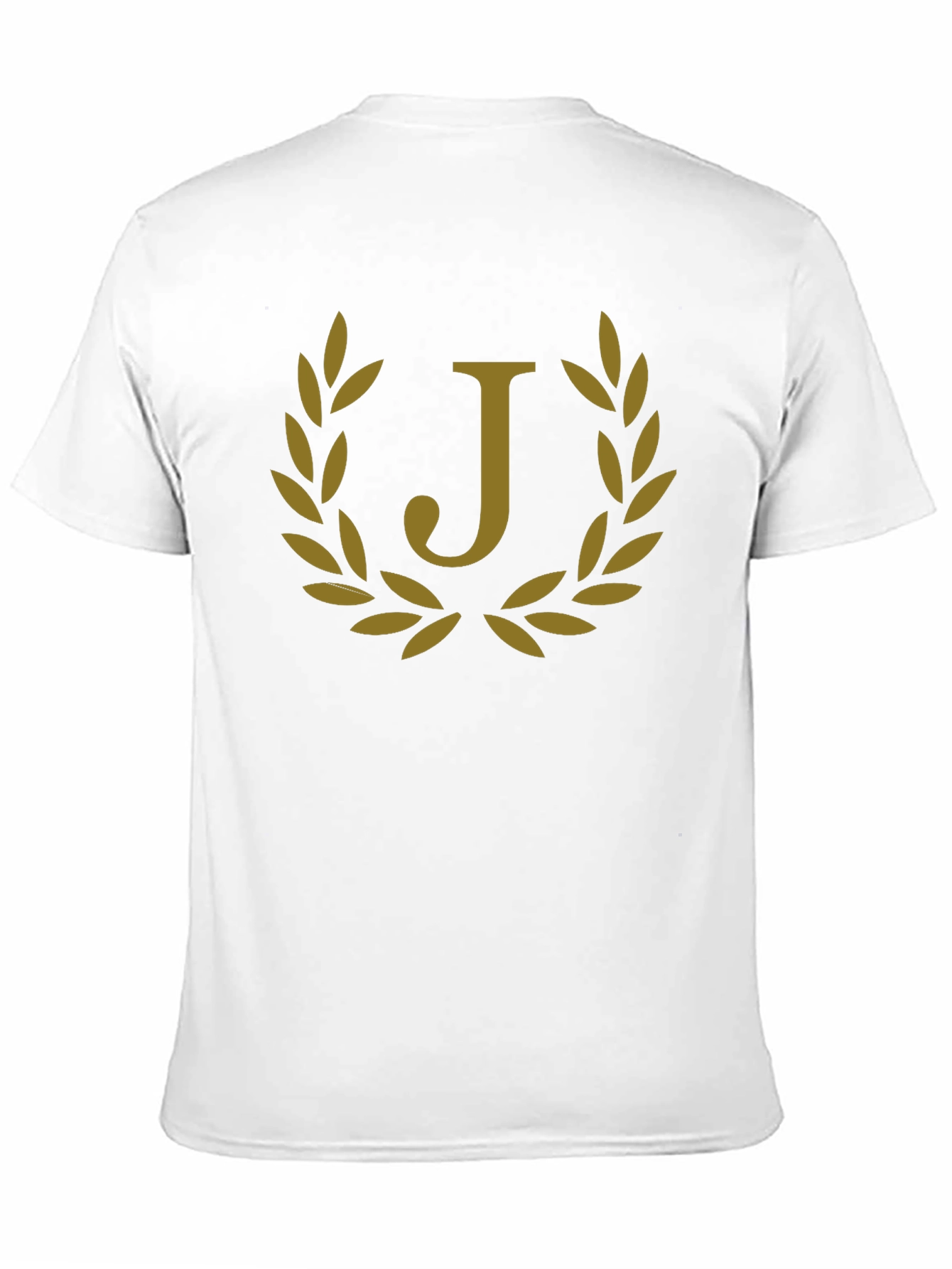 Letter J Laurel Wreath Graphic T-Shirt