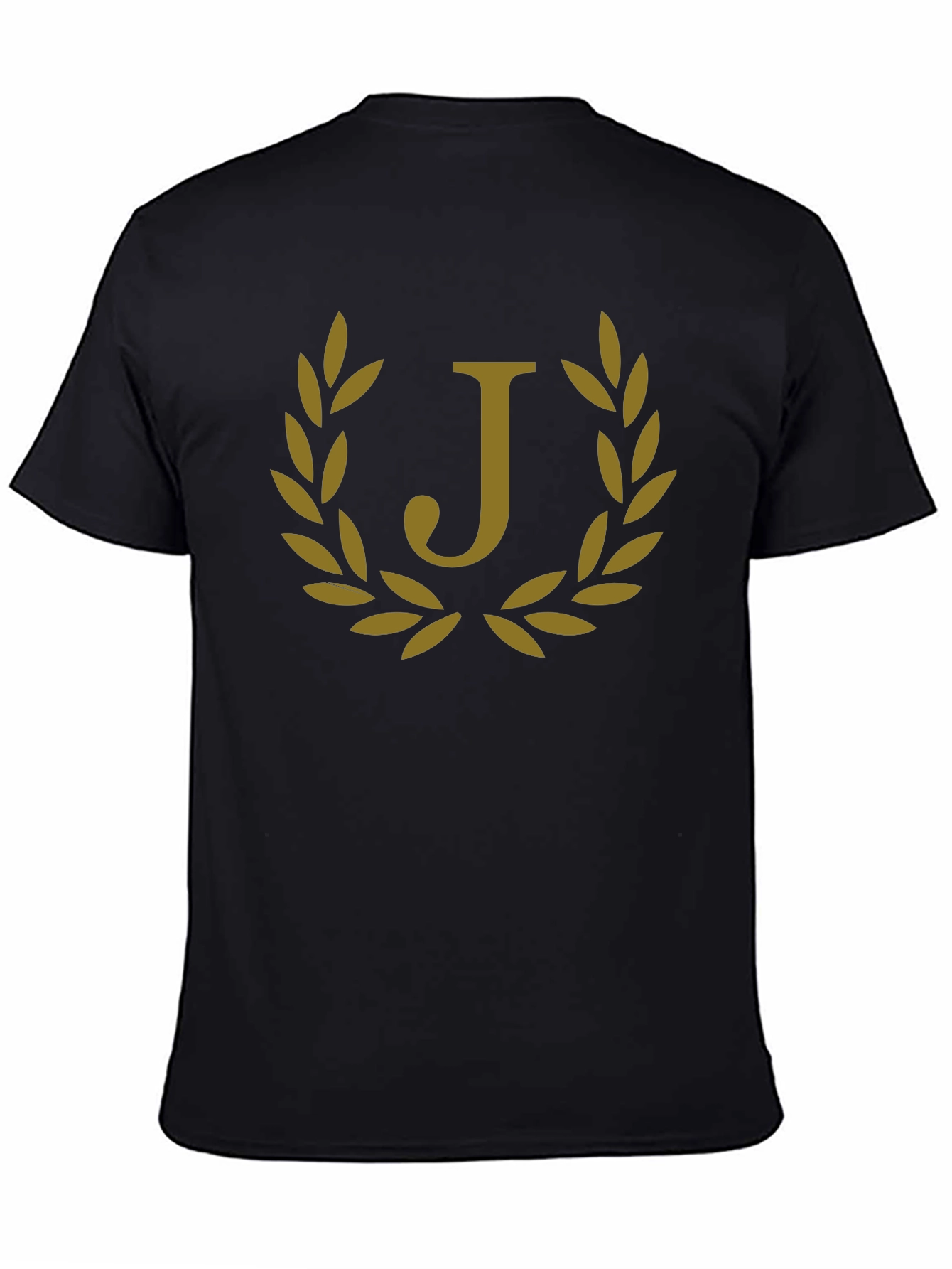 Letter J Laurel Wreath Graphic T-Shirt