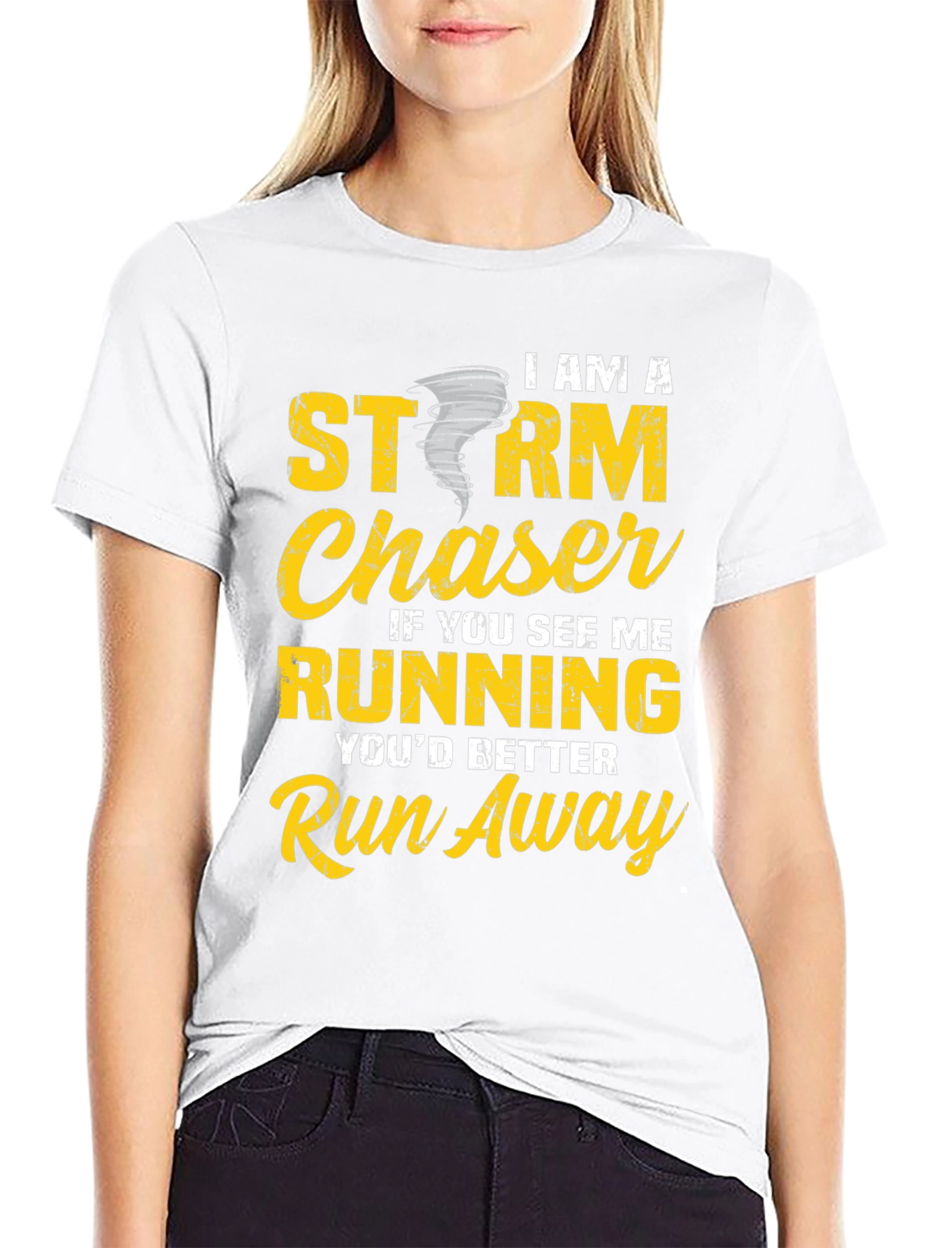 Storm Chaser Graphic T-Shirt - Run Away!