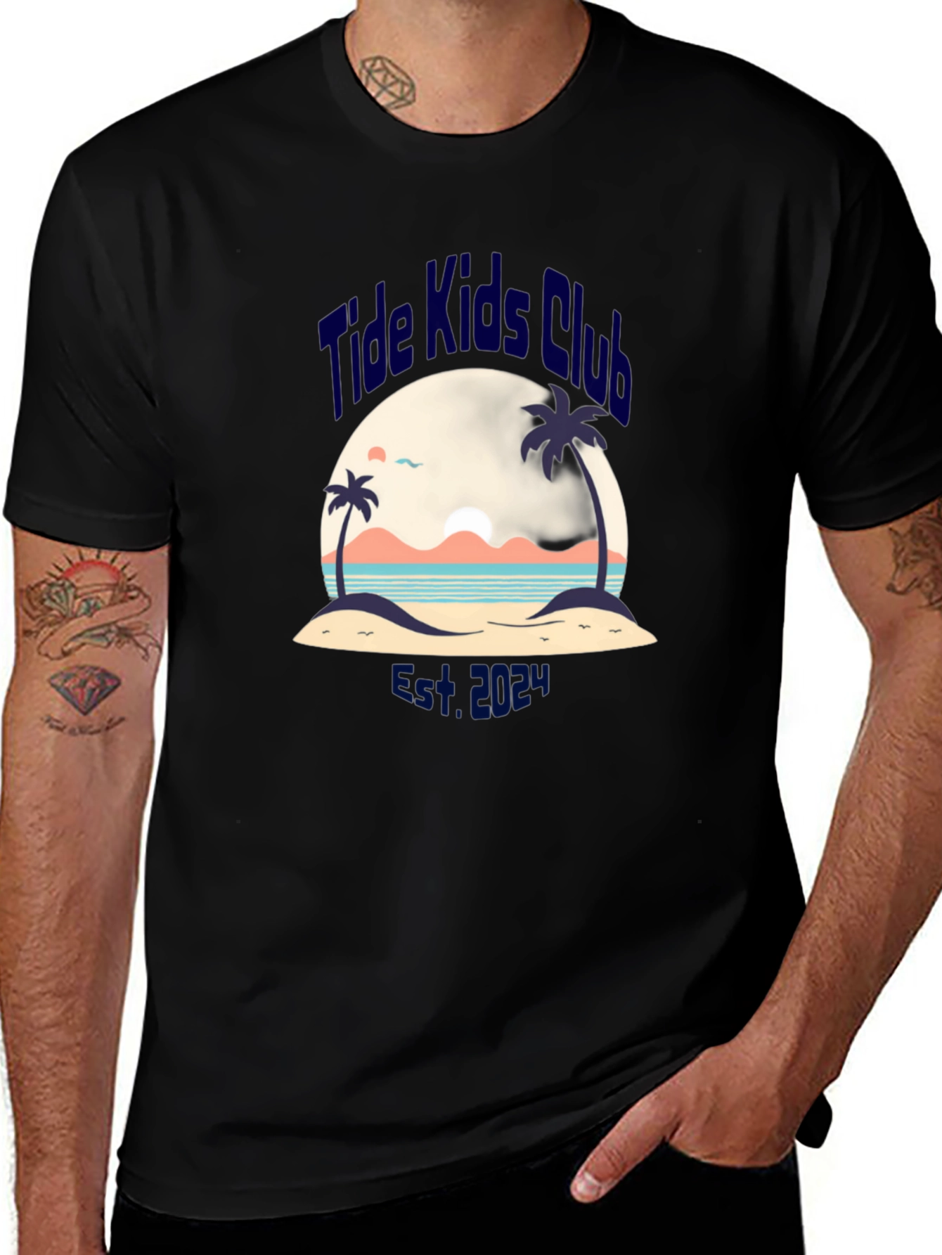 Tide Kids Club Black T-Shirt - Est. 2024