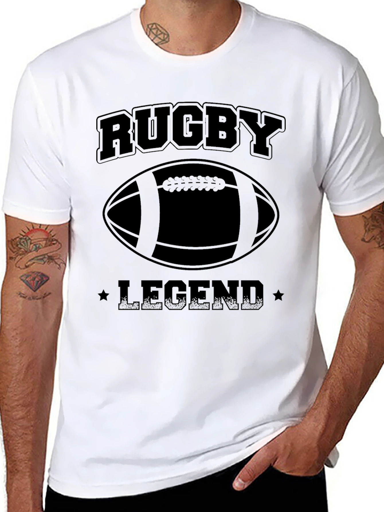 Rugby Legend Graphic T-Shirt