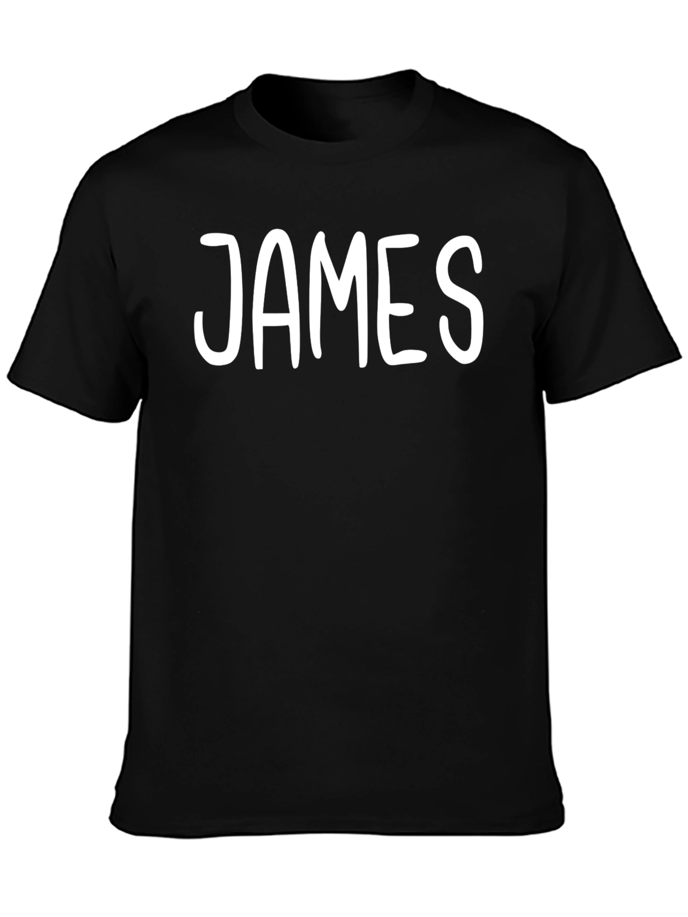 Personalized JAMES Black T-Shirt