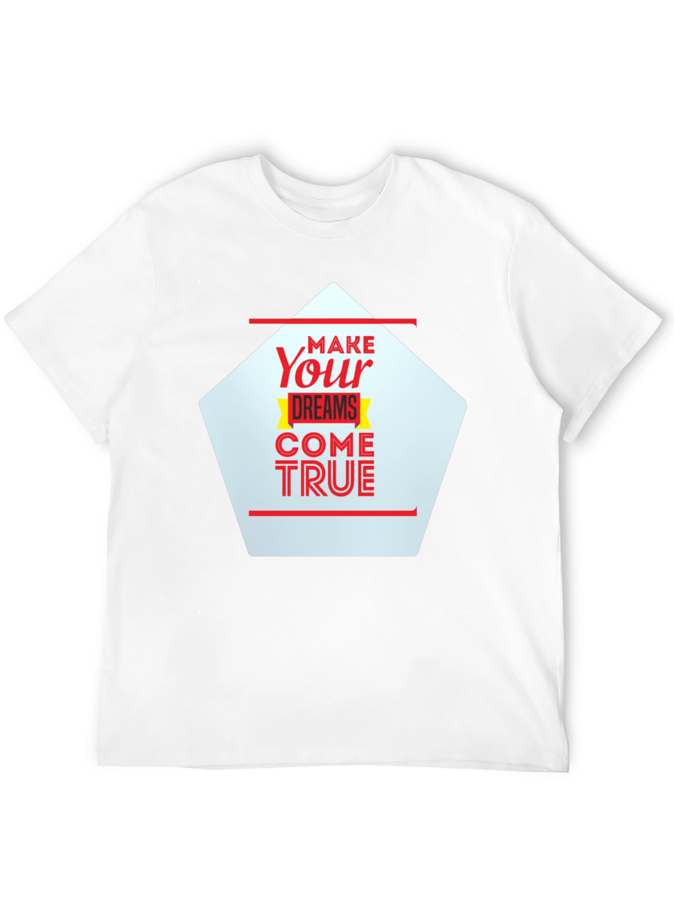 Make Your Dreams Come True Black Graphic Tee