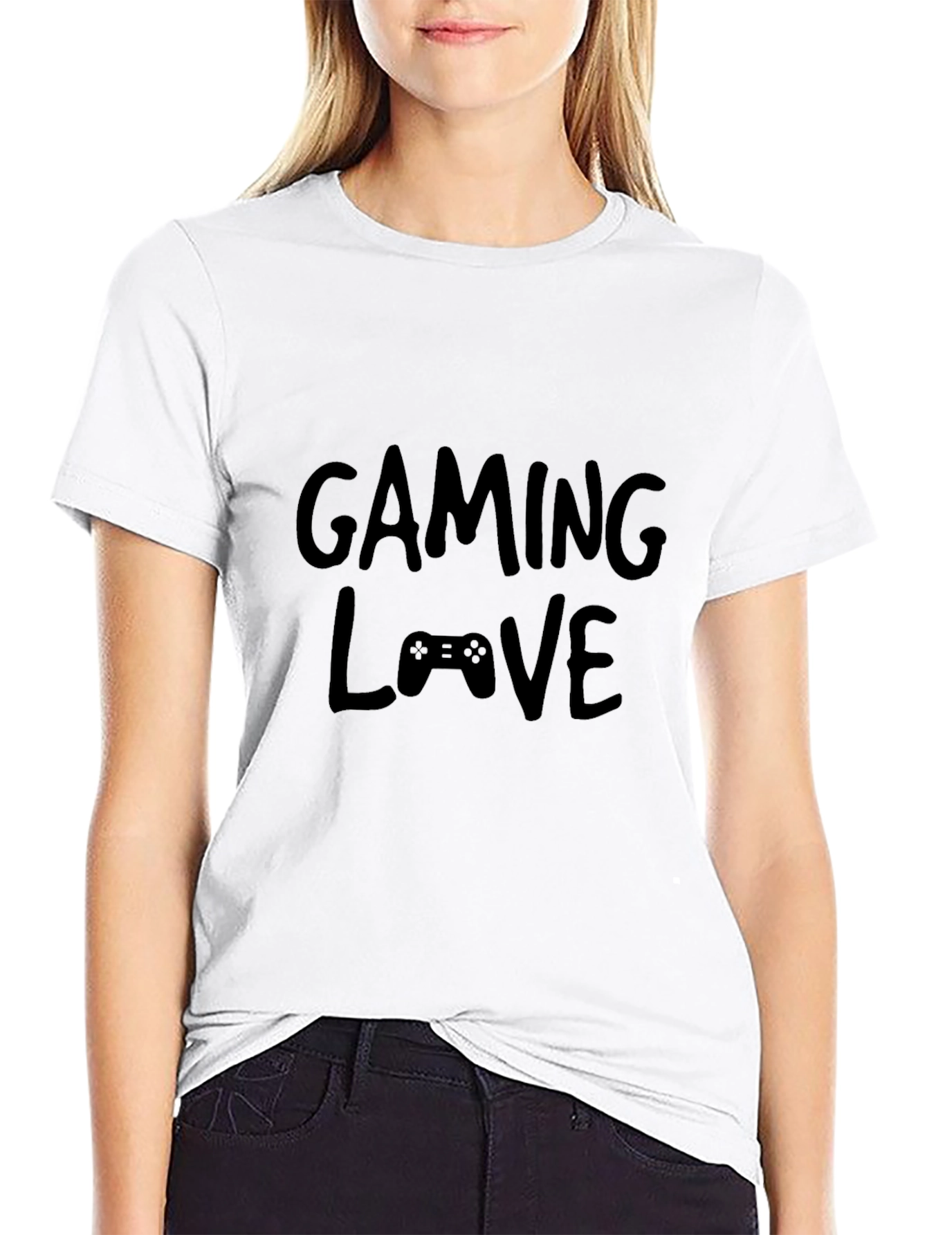 Gaming Love T-Shirt - Black Gamer Tee