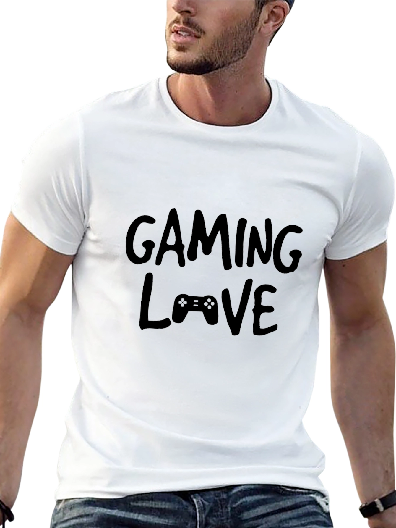 Gaming Love T-Shirt - Black Gamer Tee