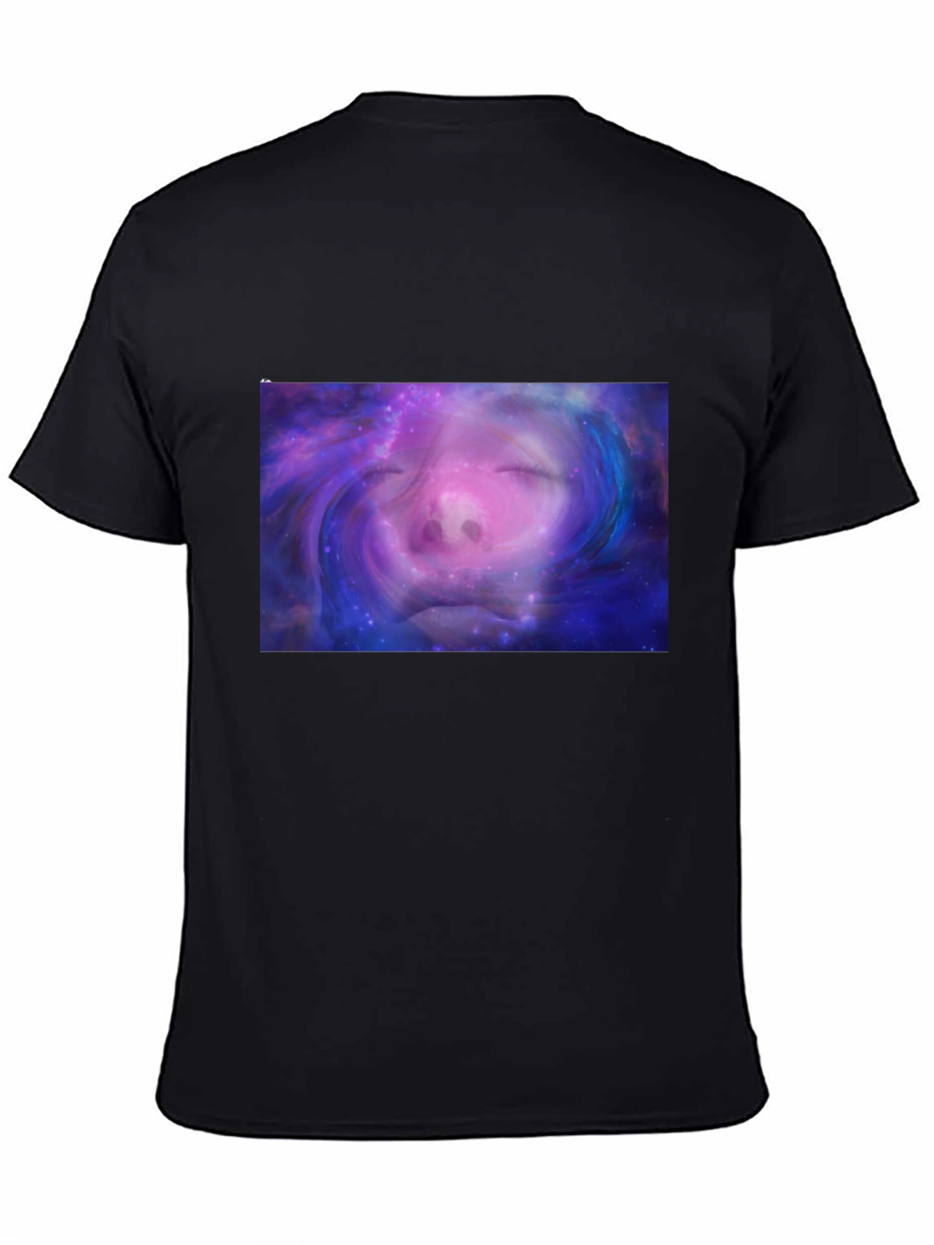 Cosmic Dream T-Shirt - Galactic Face Design