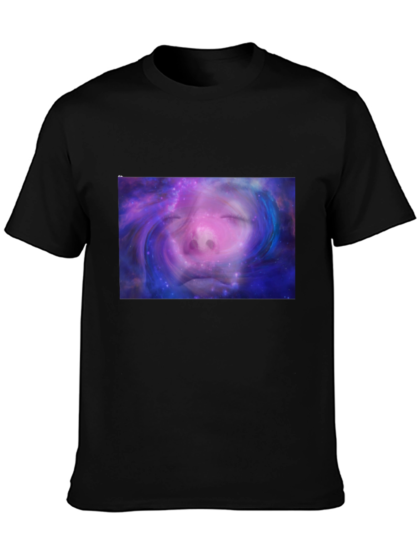 Cosmic Dream T-Shirt - Galactic Face Design