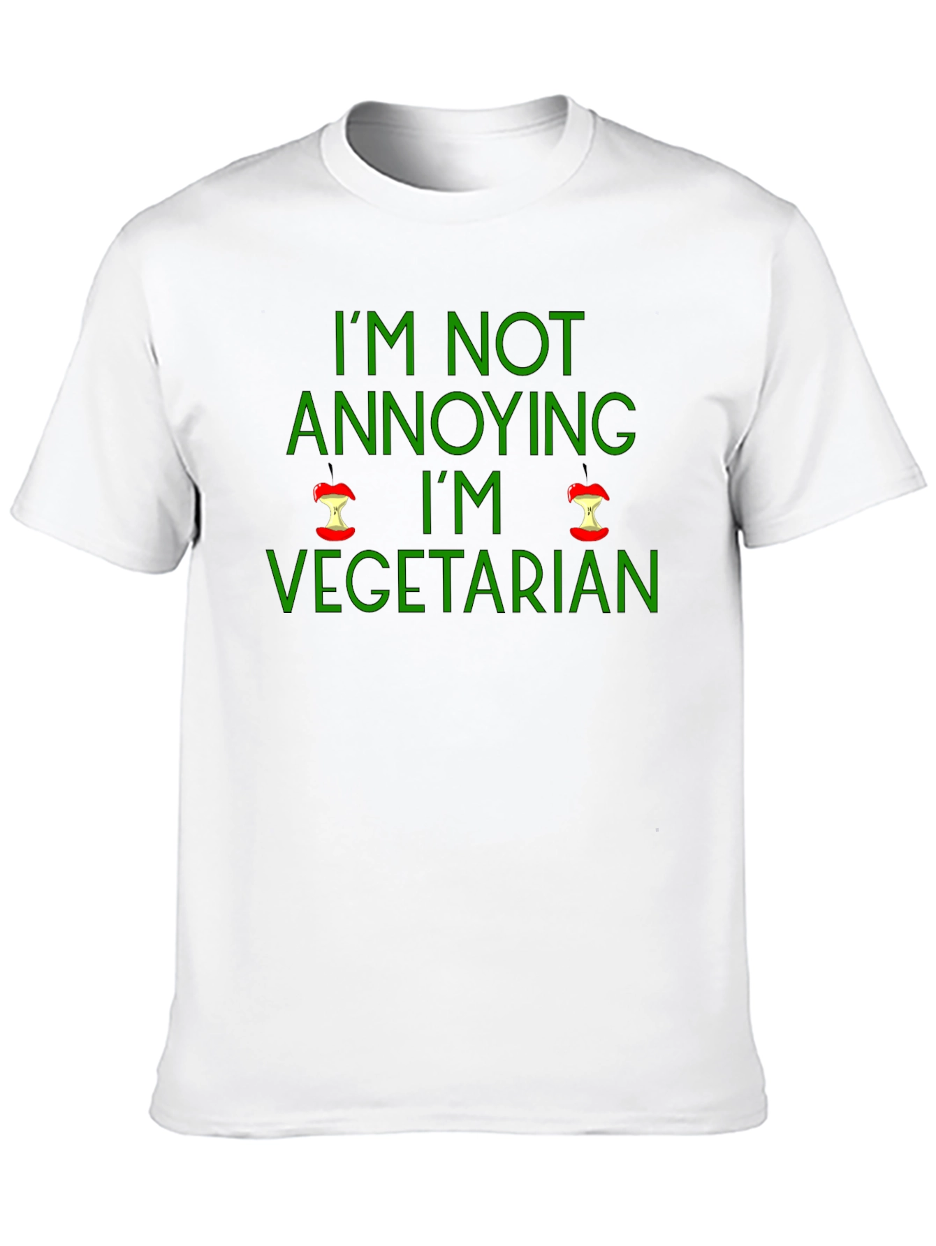 Vegetarian Graphic Tee - Im Not Annoying