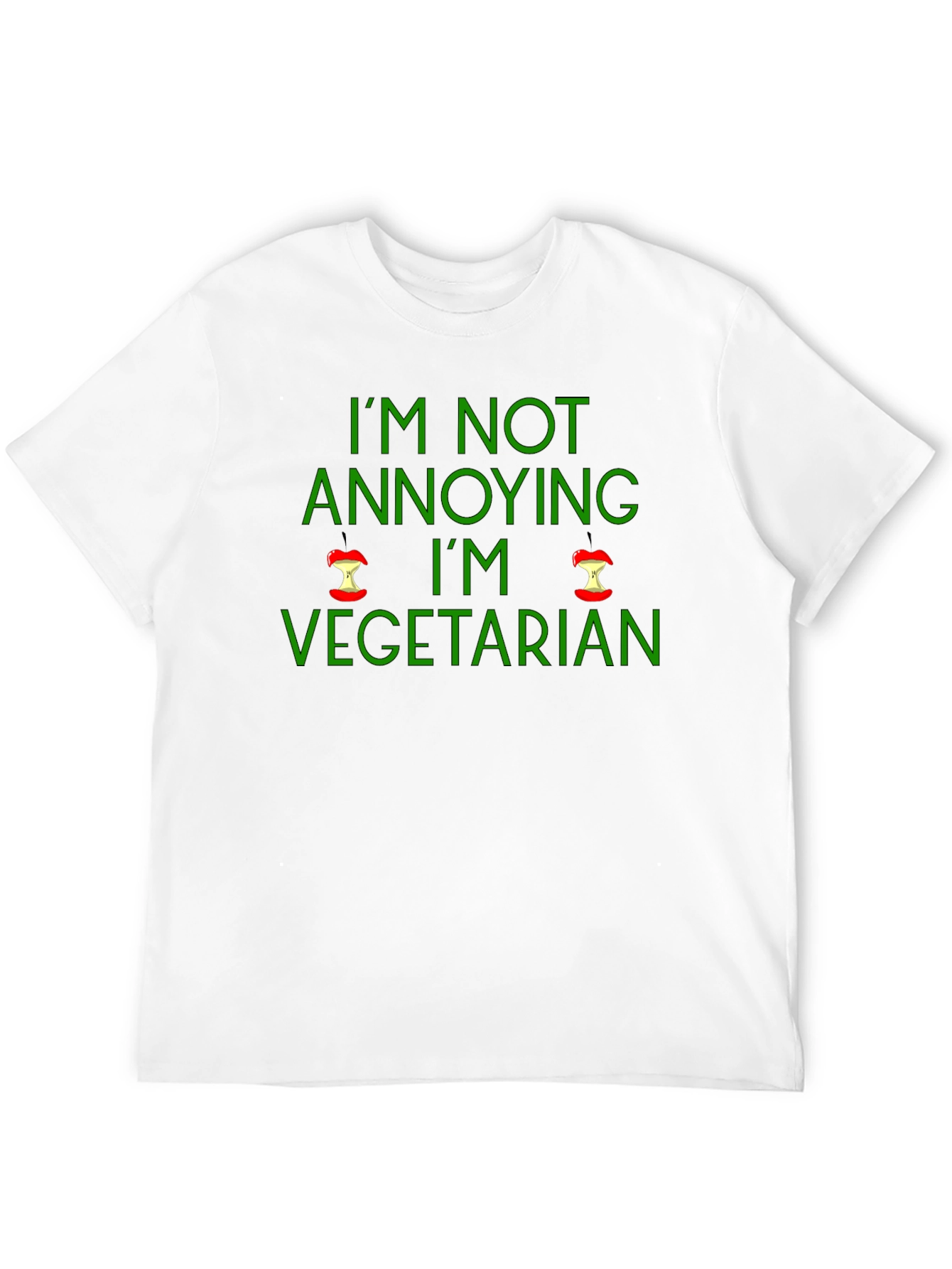 Vegetarian Graphic Tee - Im Not Annoying