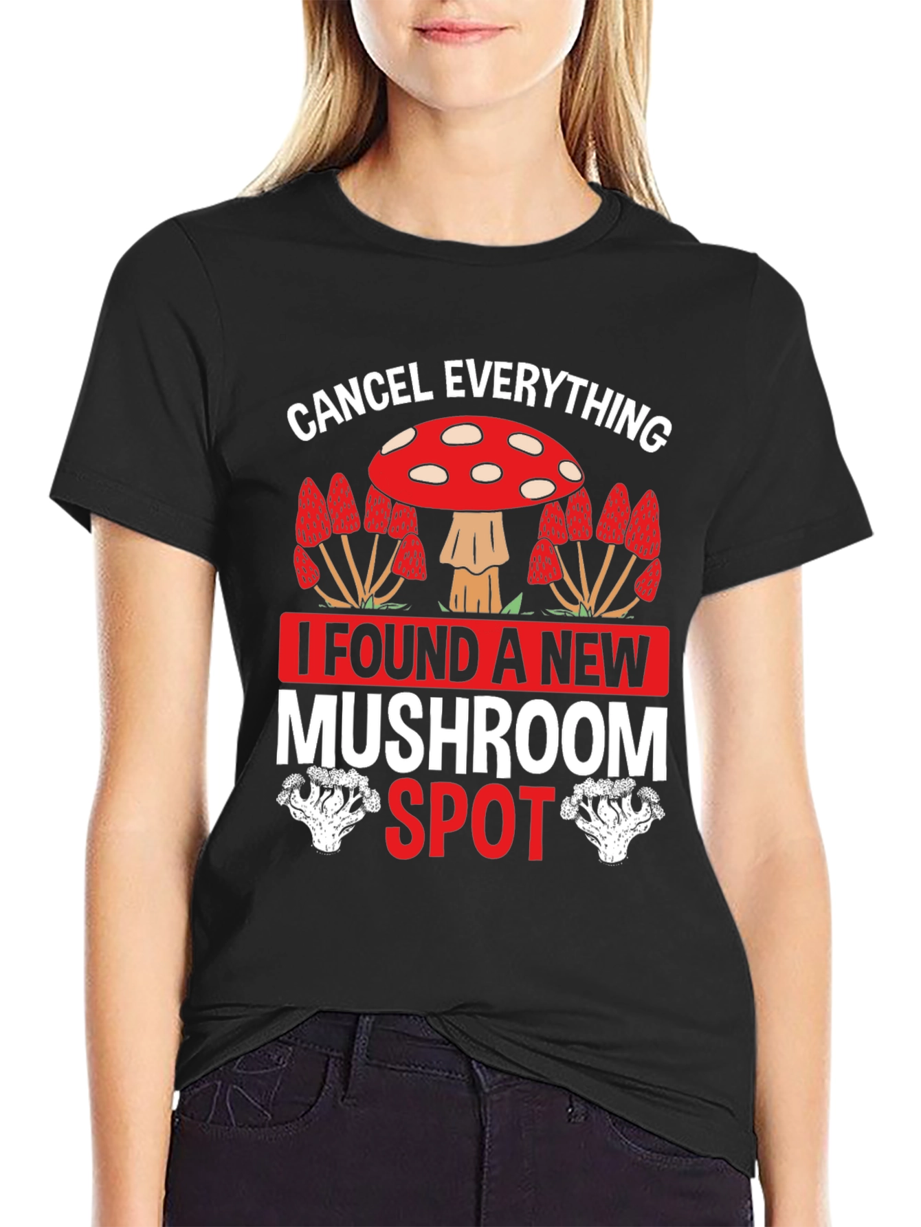 Mushroom Spot T-Shirt - Funny Cancel Everything Tee