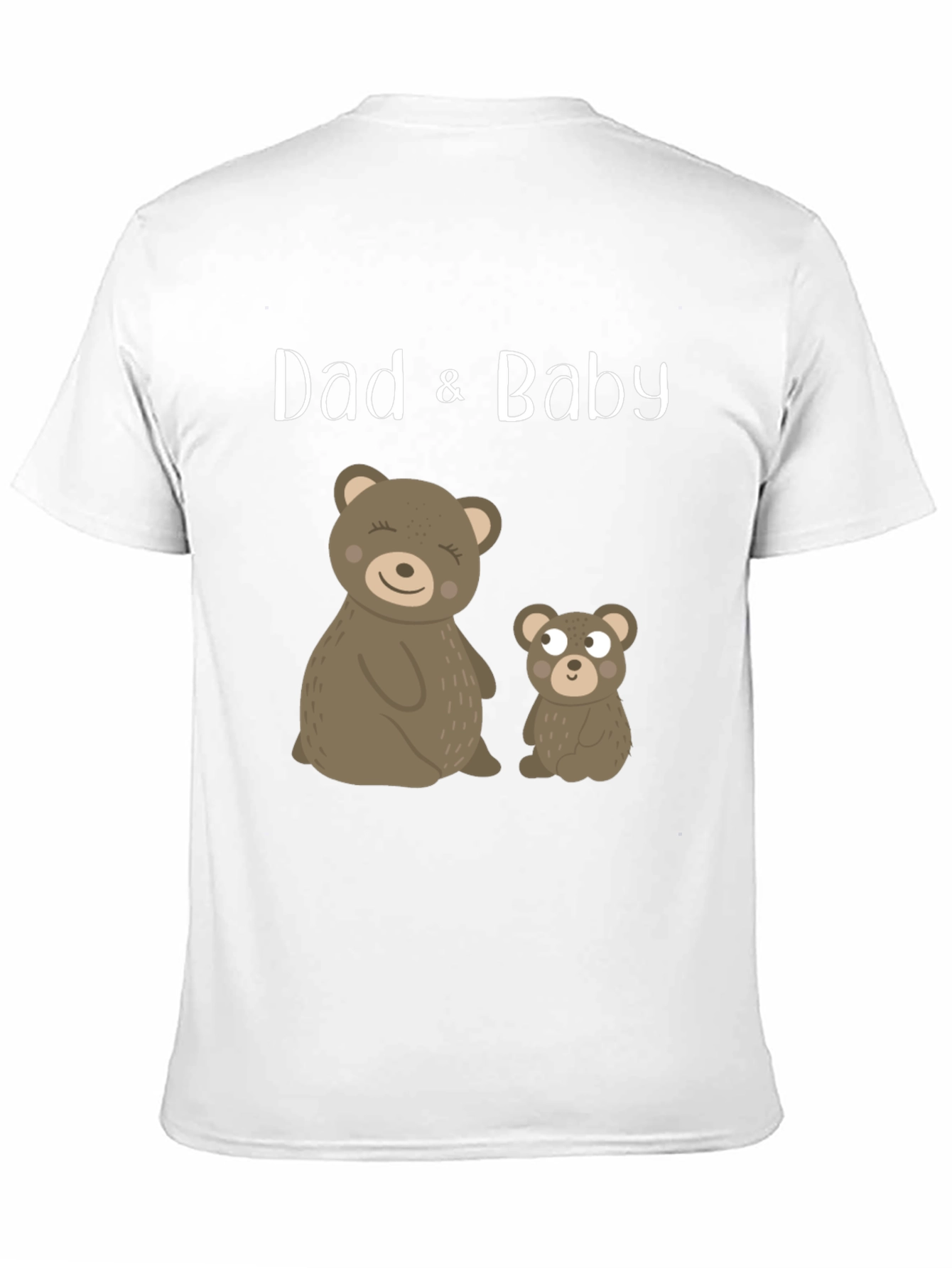 Dad & Baby Bear Matching Graphic Tee