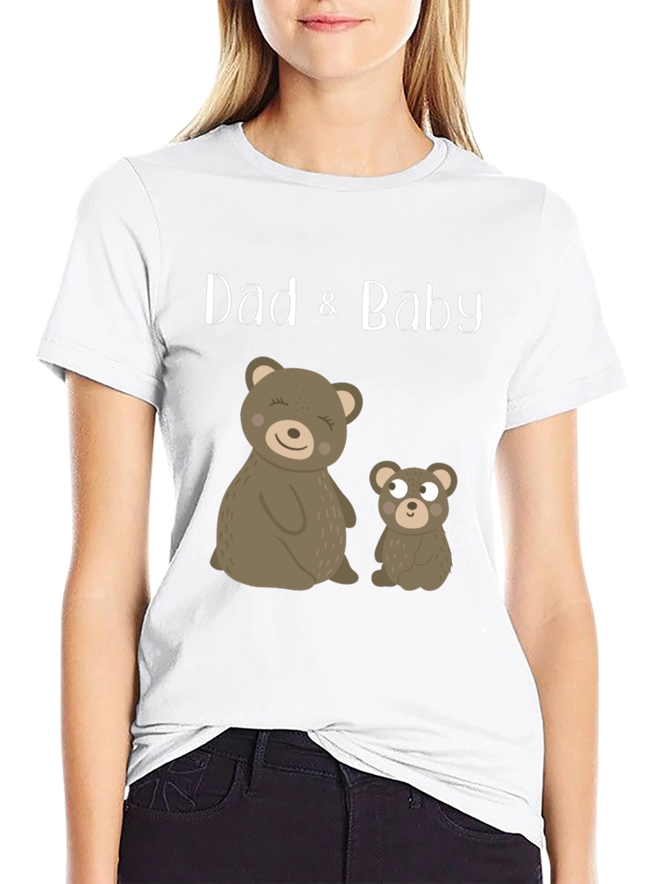 Dad & Baby Bear Matching Graphic Tee