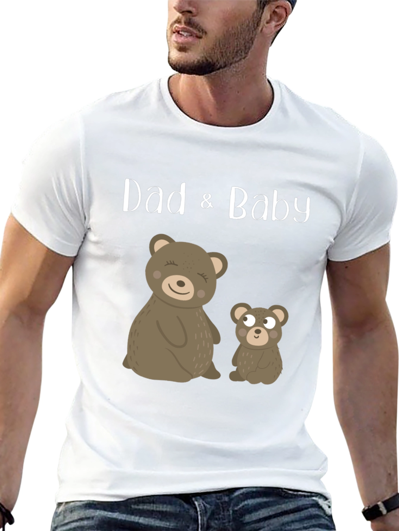 Dad & Baby Bear Matching Graphic Tee