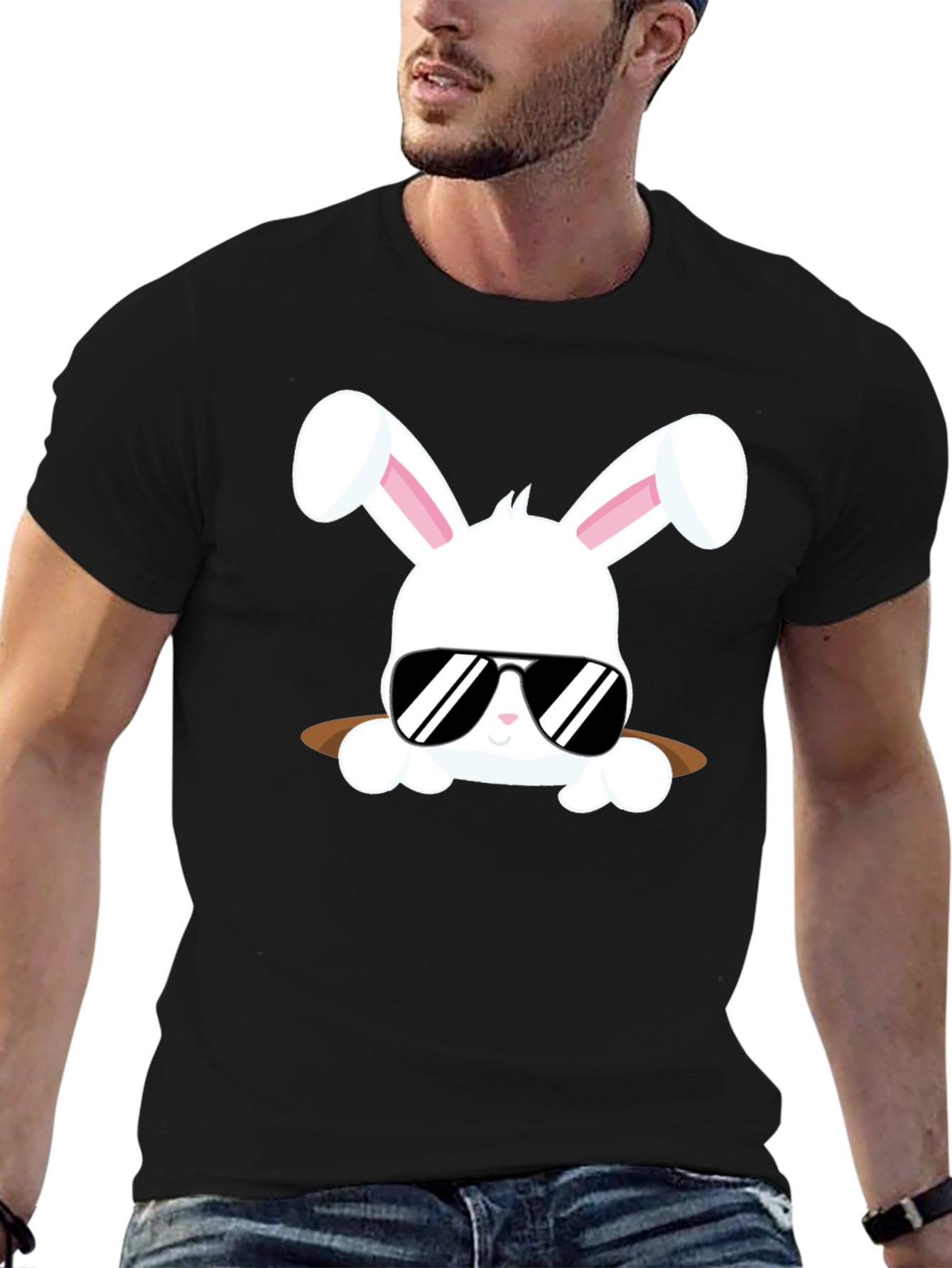 Cool Bunny Tee: Easter Style