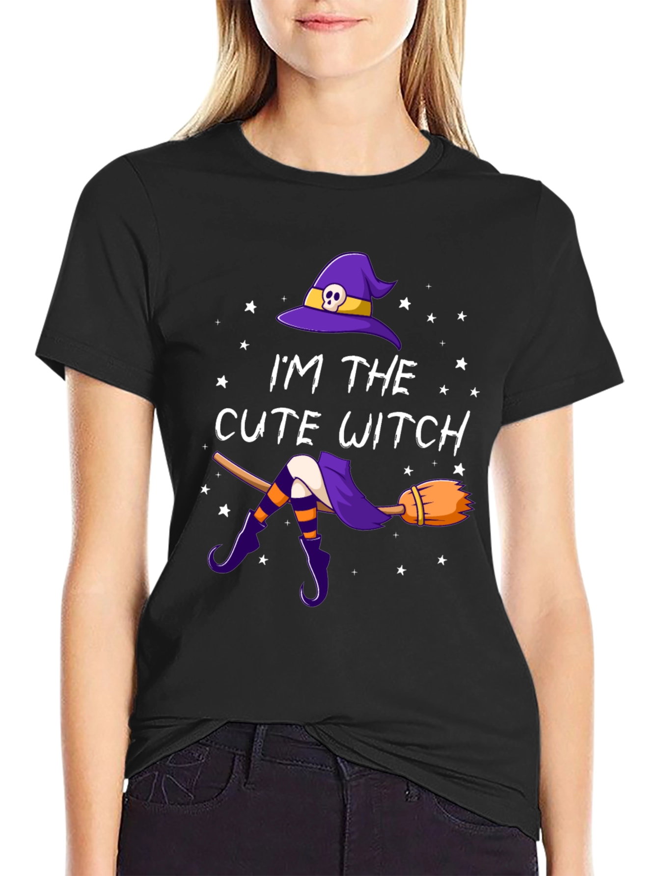 Cute Witch T-Shirt: Halloween Graphic Tee