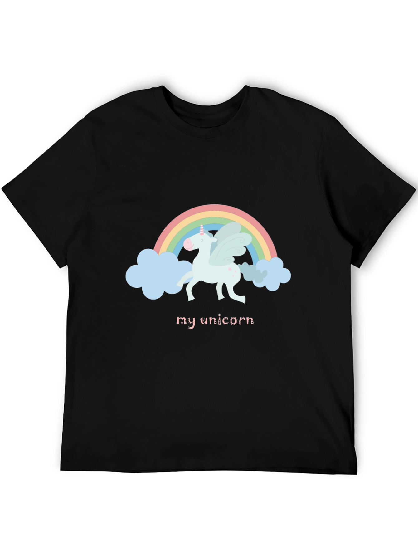 My Unicorn Graphic T-Shirt - Black
