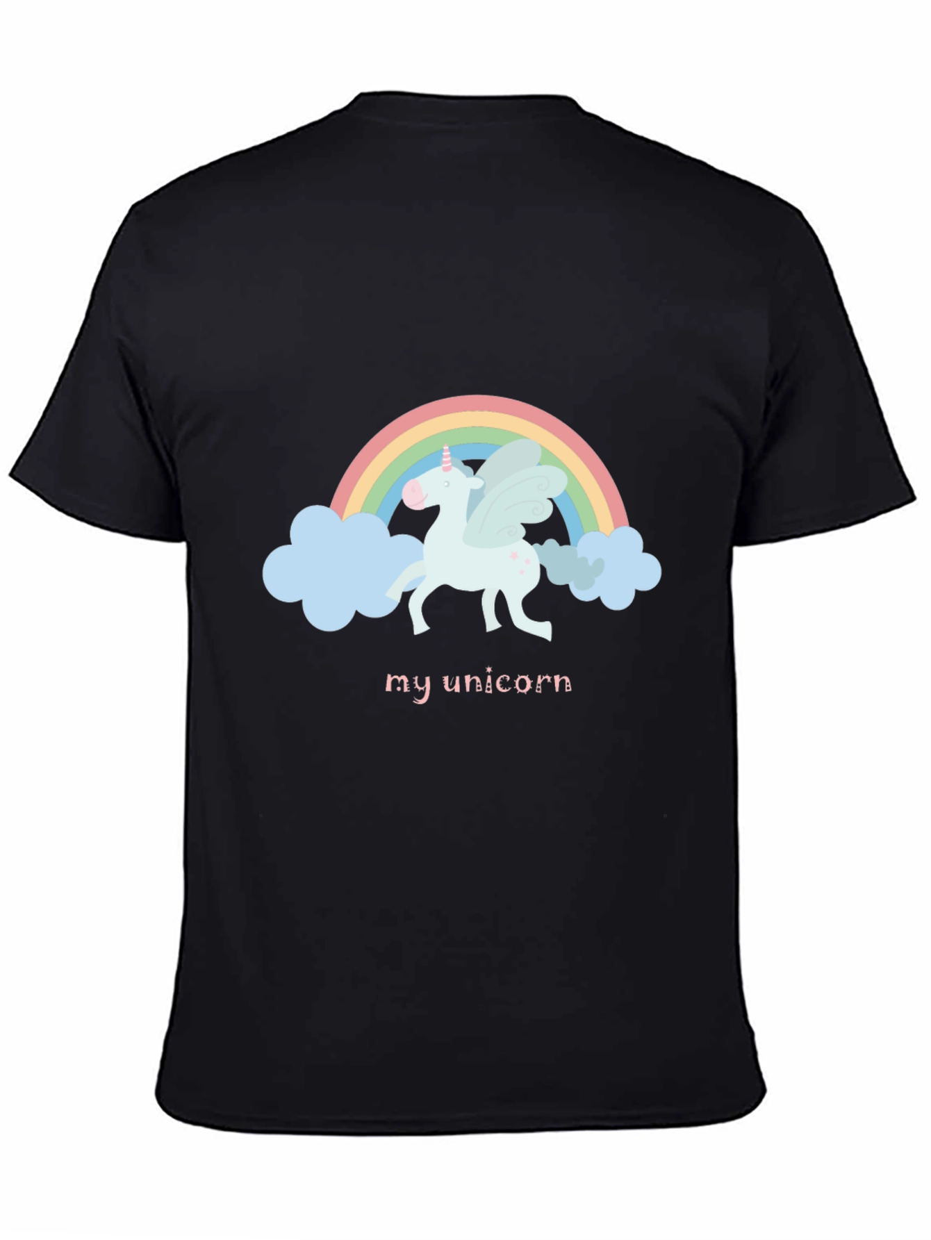 My Unicorn Graphic T-Shirt - Black