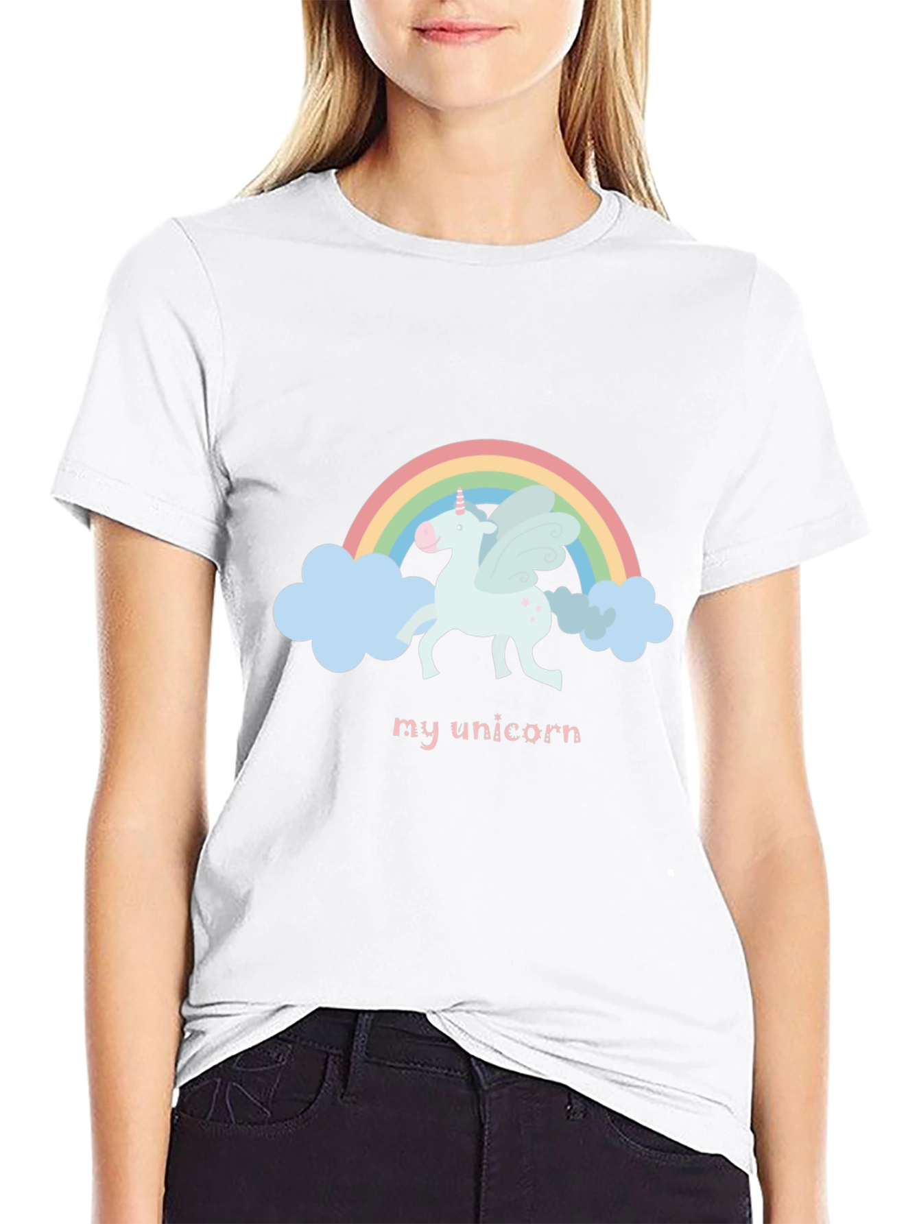 My Unicorn Graphic T-Shirt - Black