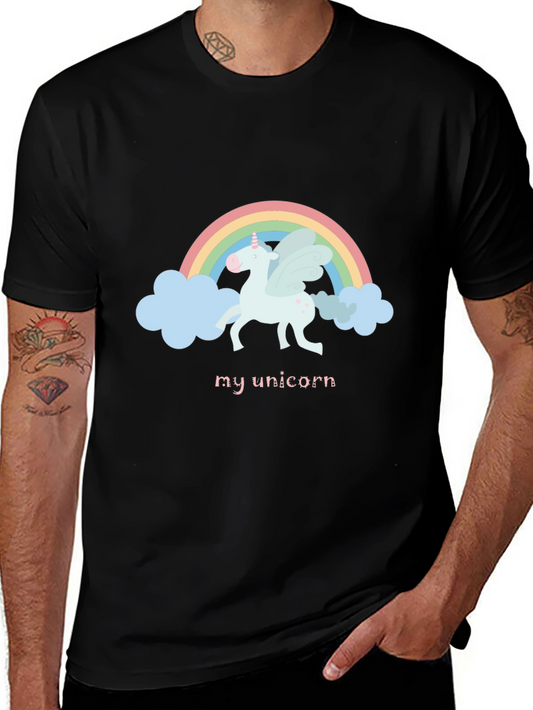 My Unicorn Graphic T-Shirt - Black