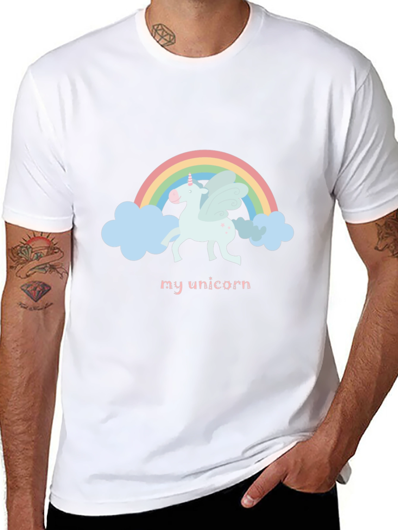 My Unicorn Graphic T-Shirt - Black