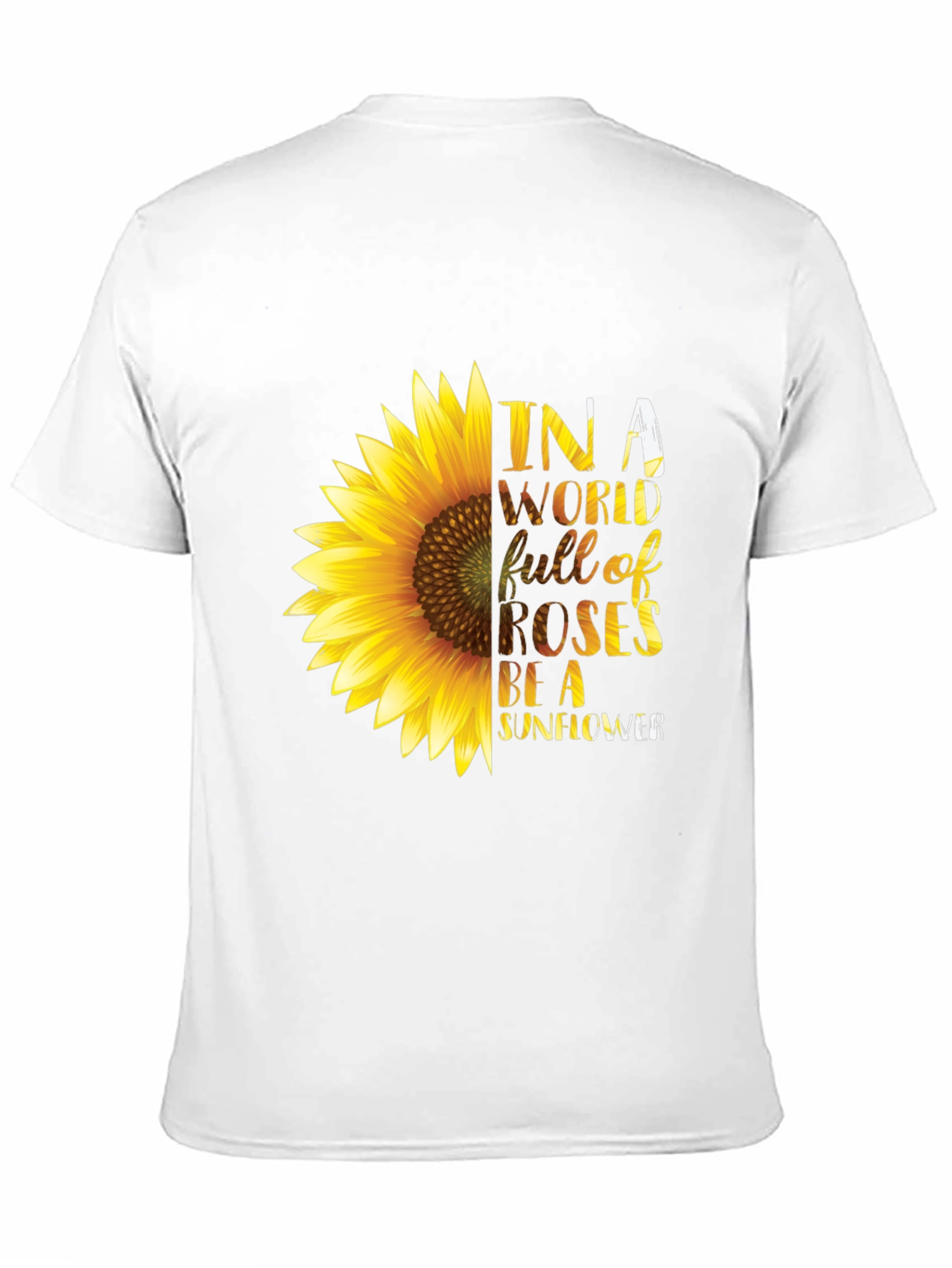 Sunflower Graphic T-Shirt - Be a Sunflower Tee