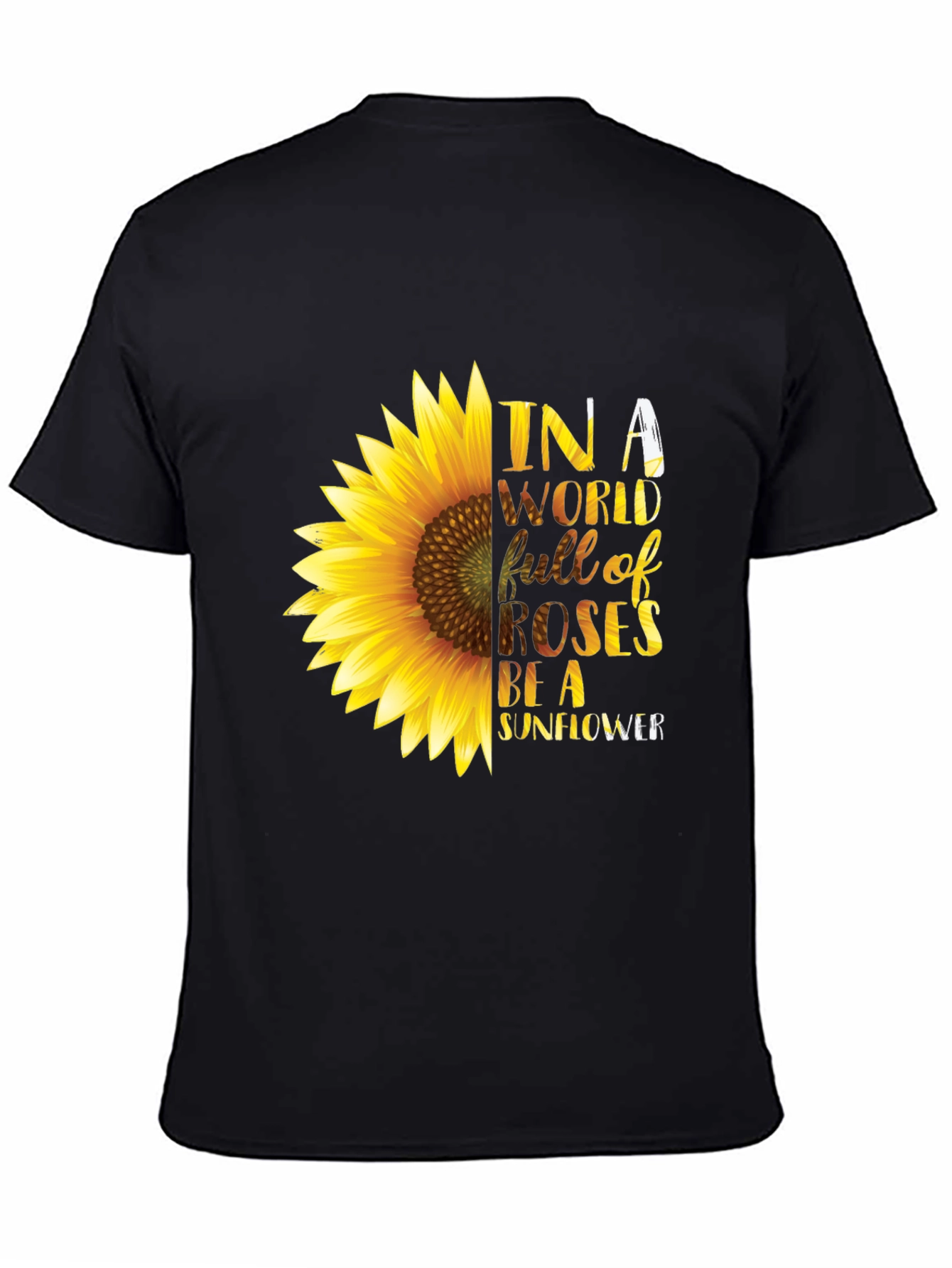 Sunflower Graphic T-Shirt - Be a Sunflower Tee