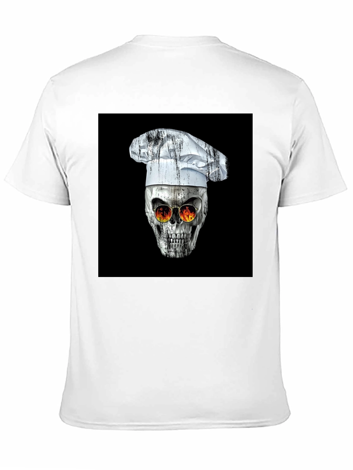 Skull Chef T-Shirt - Edgy Culinary Fashion