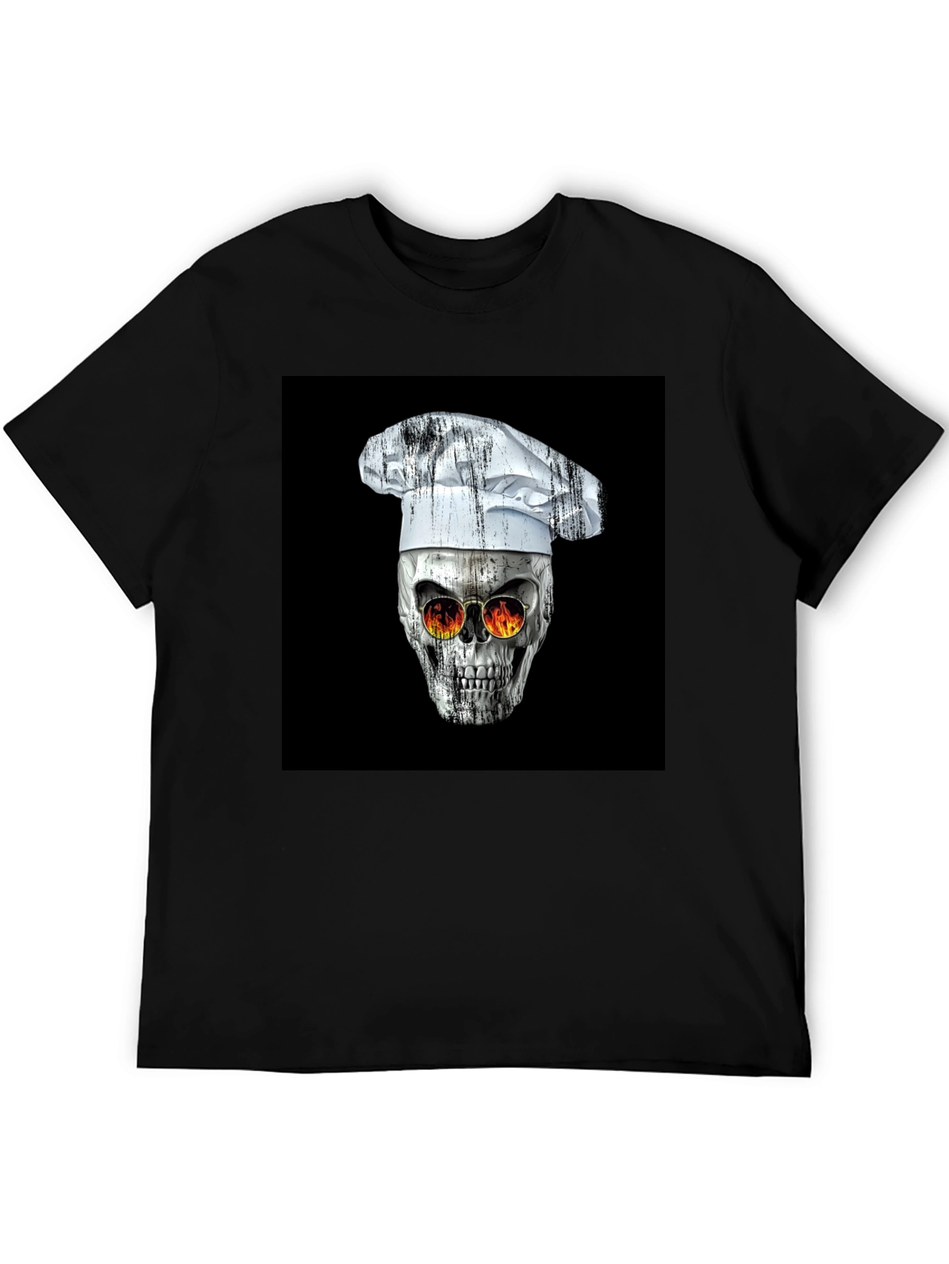 Skull Chef T-Shirt - Edgy Culinary Fashion