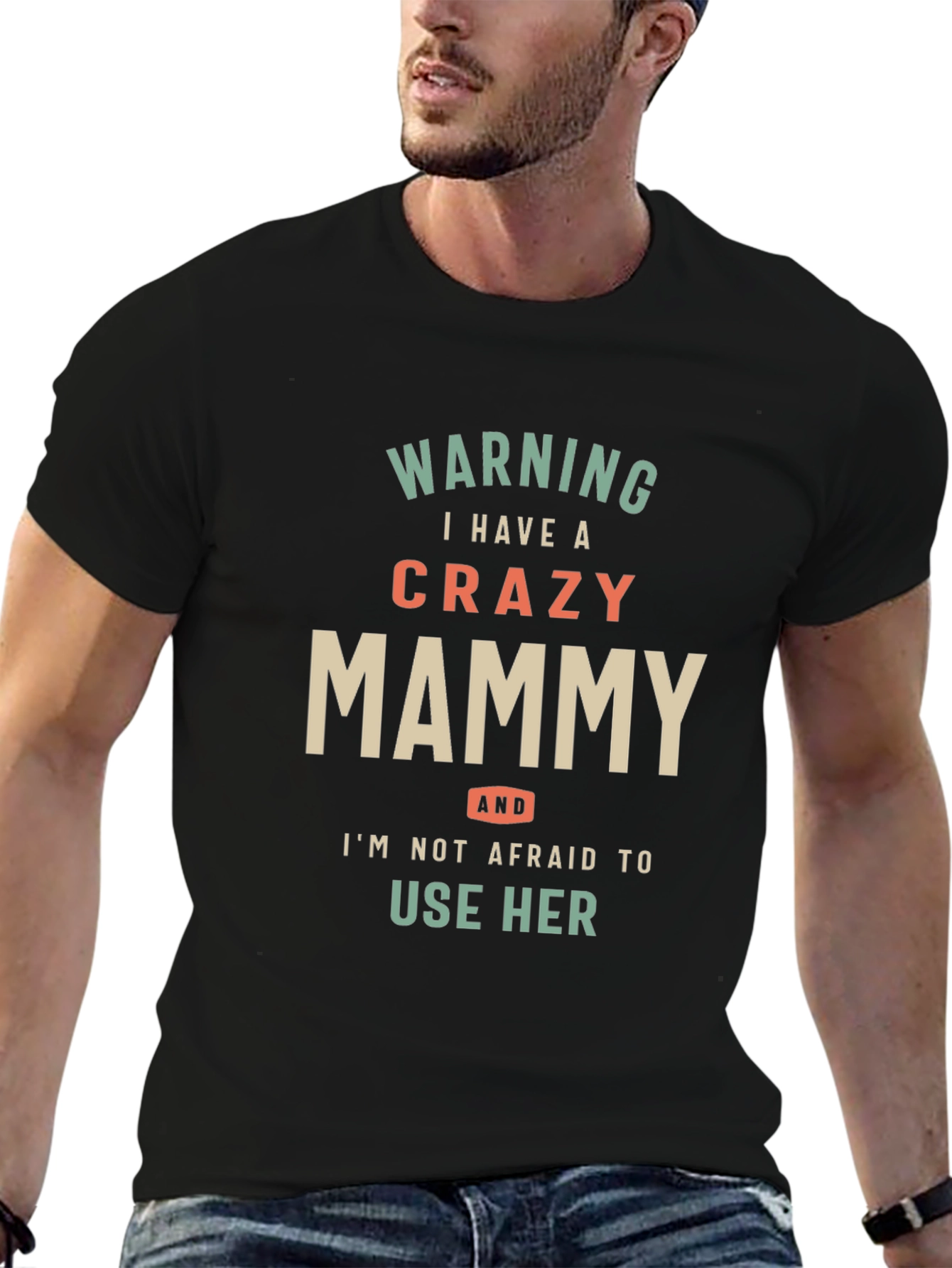 Warning Crazy Mammy Graphic Tee