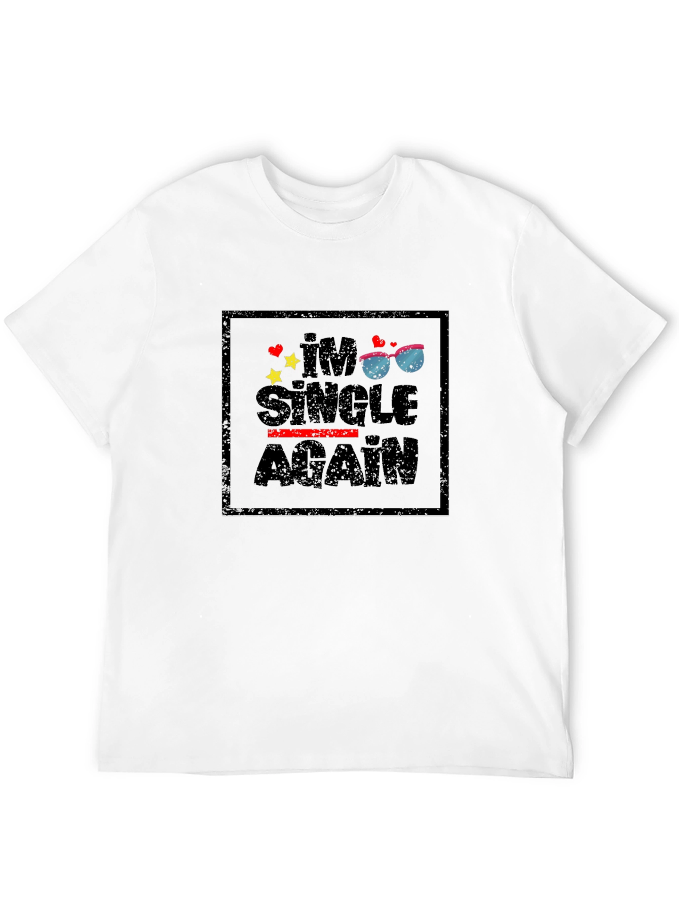 Single Again Graphic Tee - Black Casual Shirt