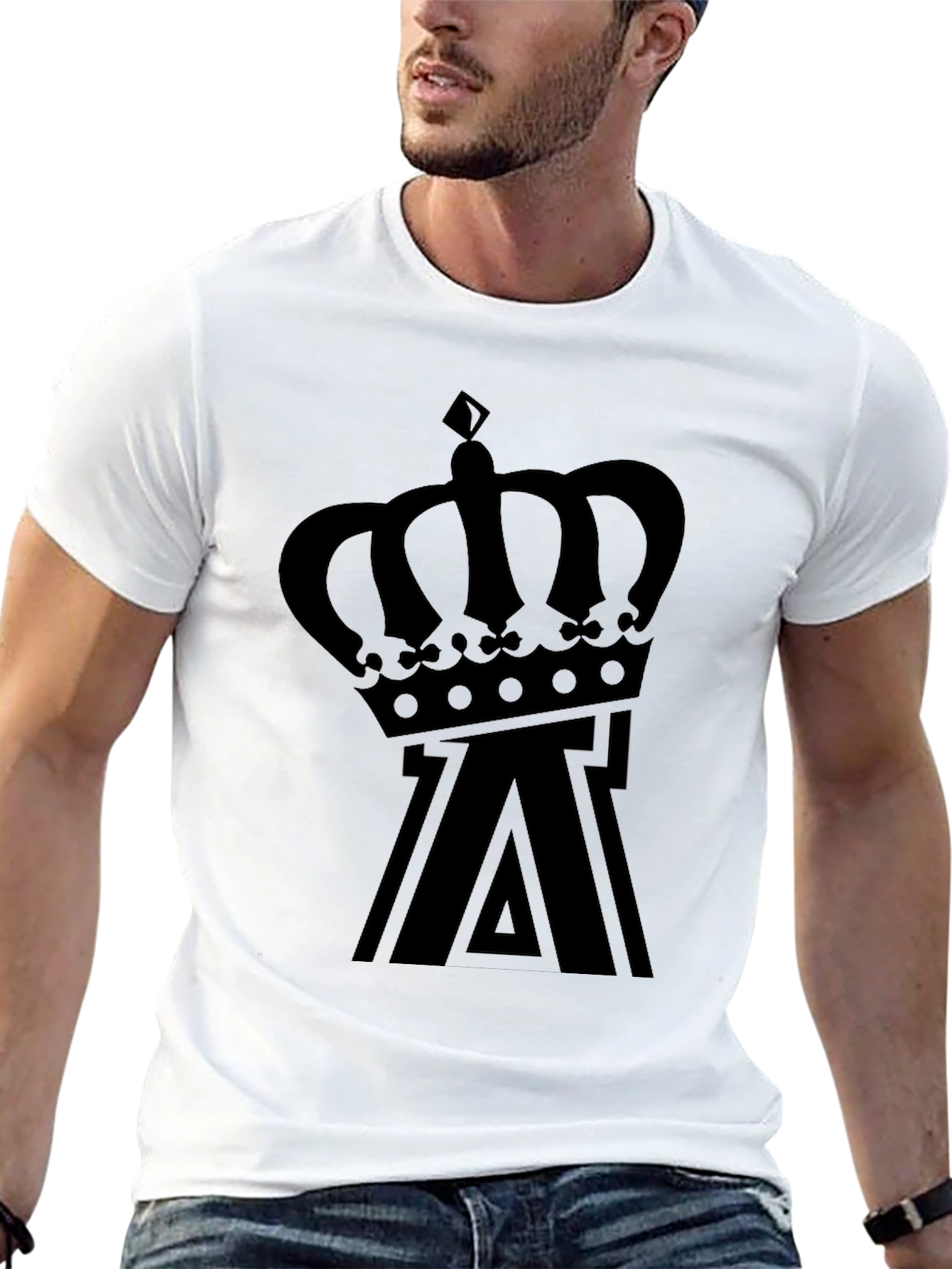 Crown Logo Black T-Shirt