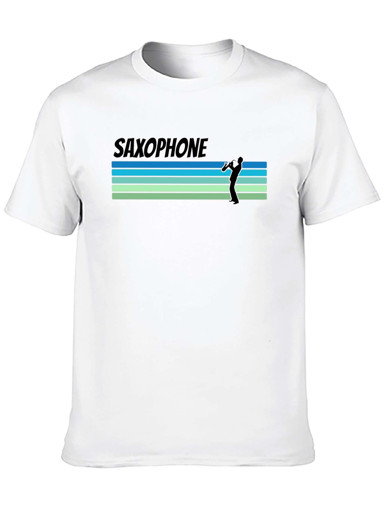 Retro Saxophone Player Graphic T-Shirt