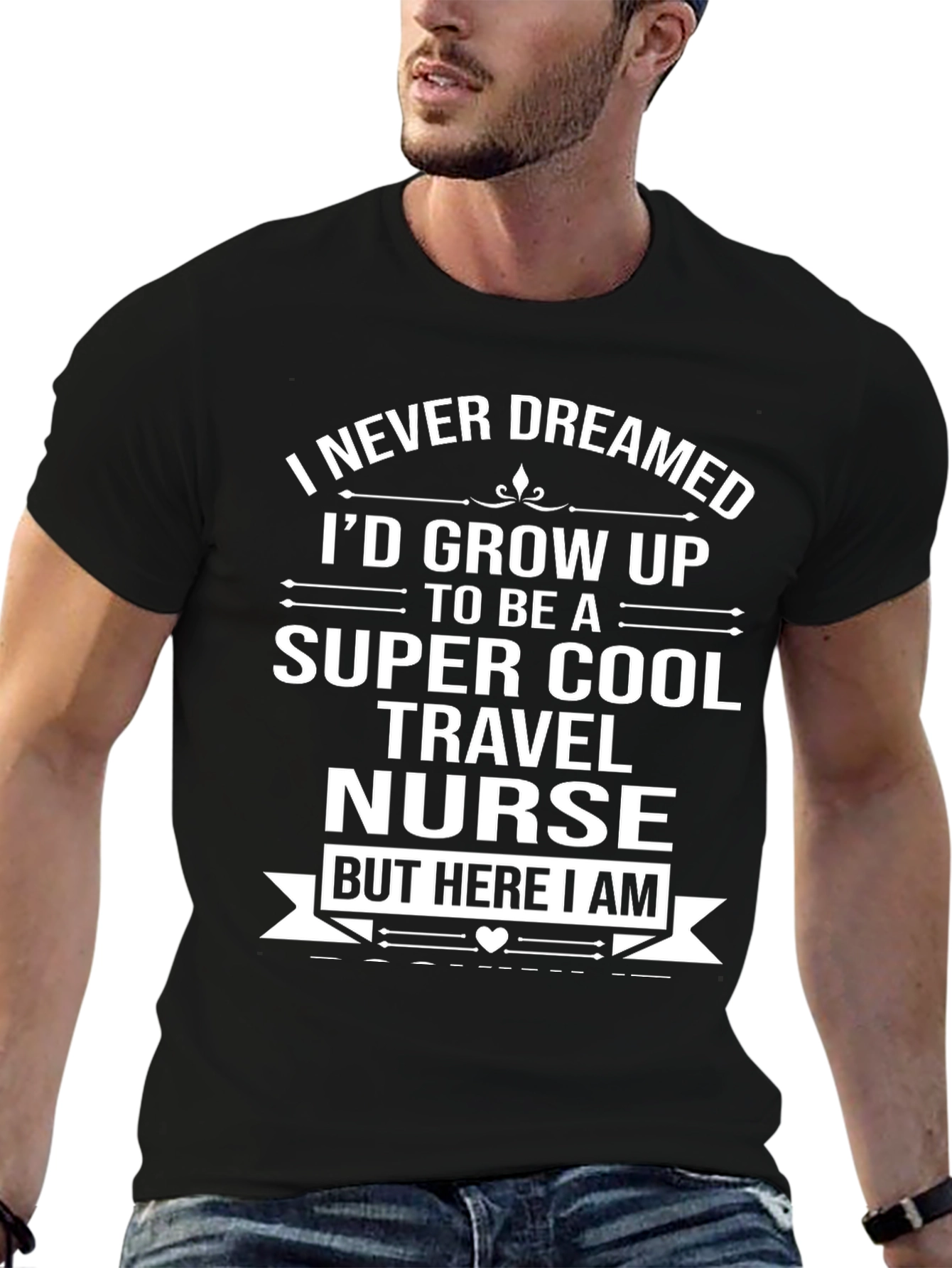 Super Cool Travel Nurse Graphic T-Shirt