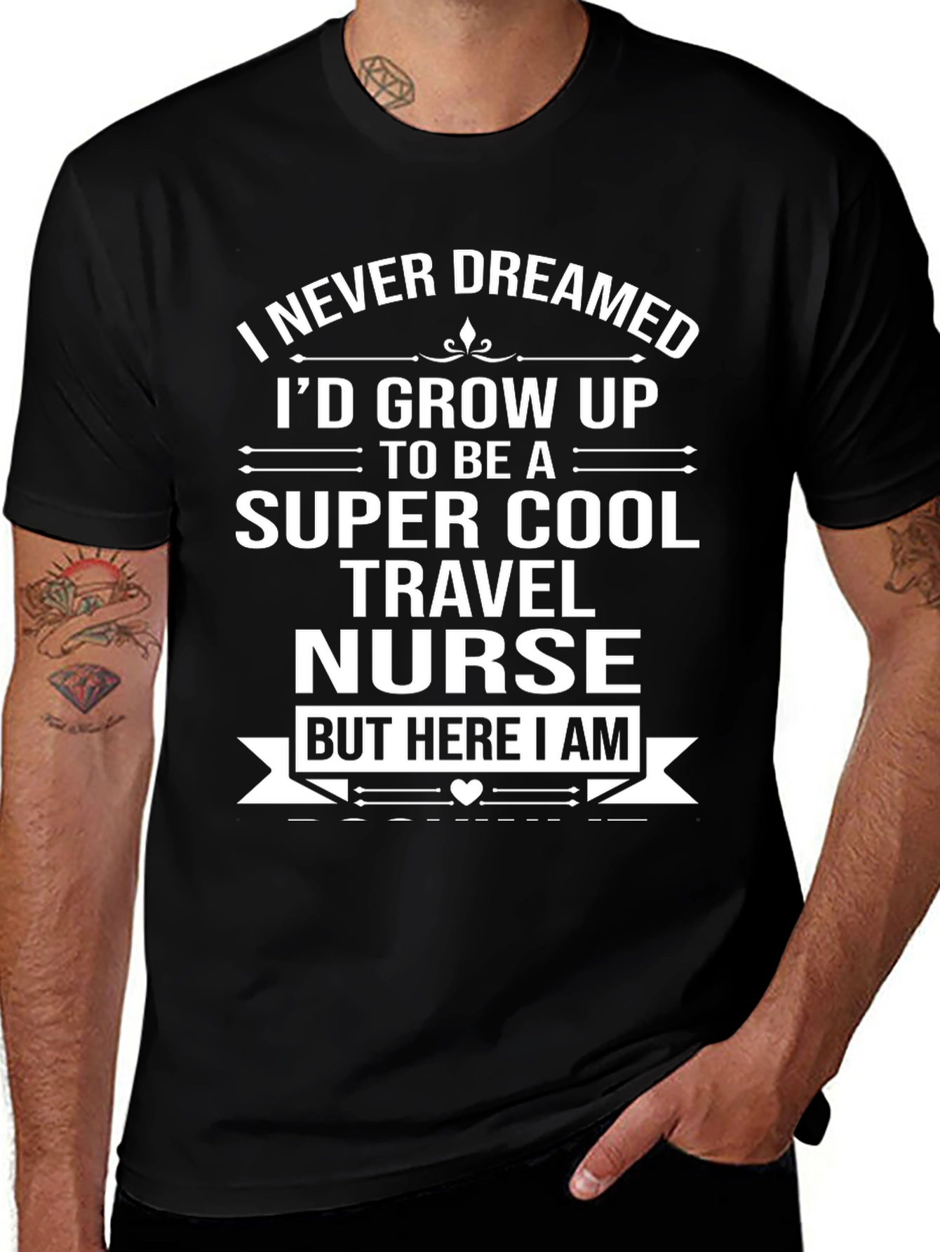 Super Cool Travel Nurse Graphic T-Shirt