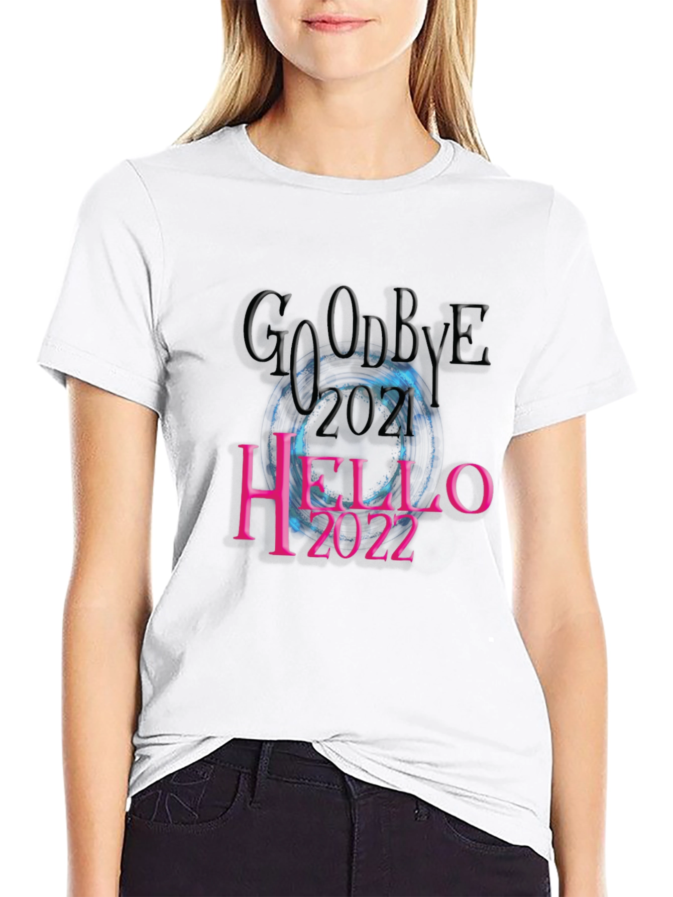 Goodbye 2021 Hello 2022 Graphic Tee