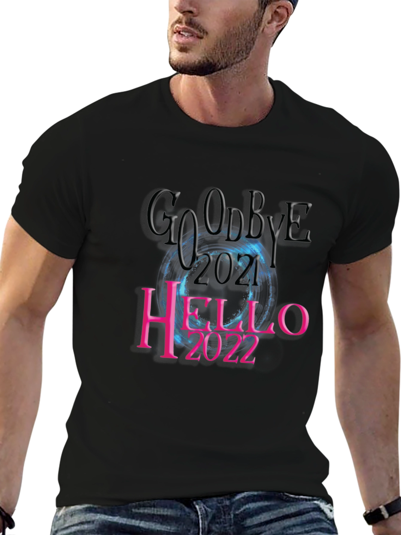 Goodbye 2021 Hello 2022 Graphic Tee