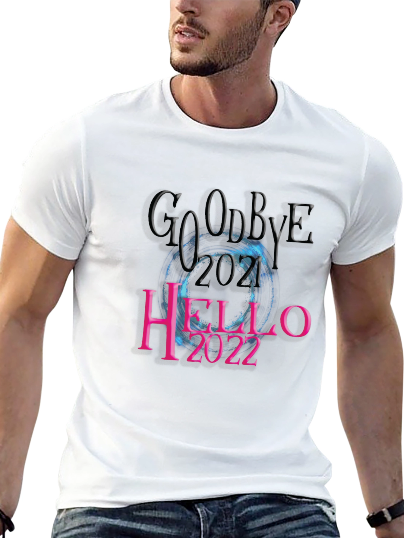Goodbye 2021 Hello 2022 Graphic Tee