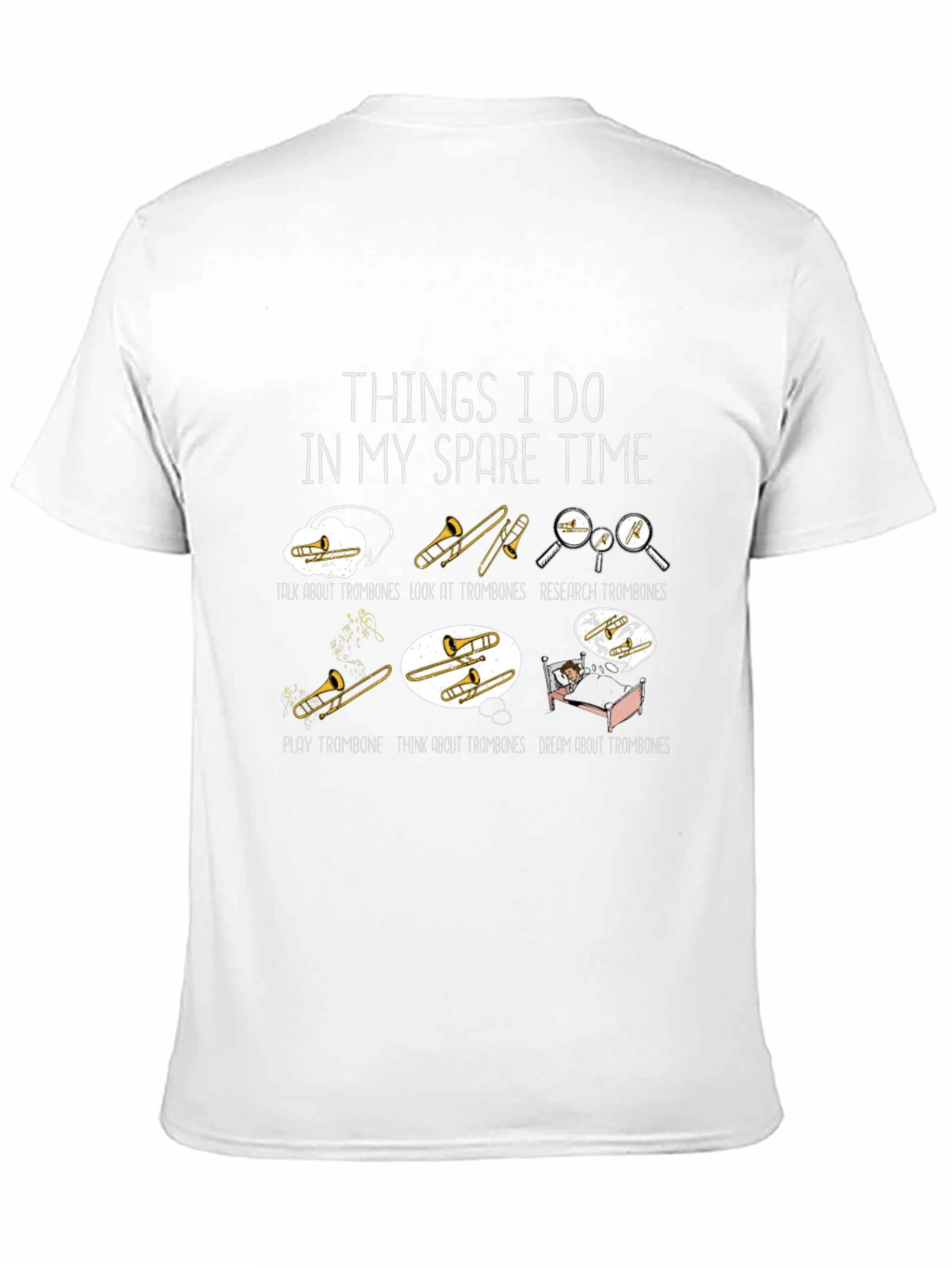 Trombone Lover T-Shirt - Spare Time Activities