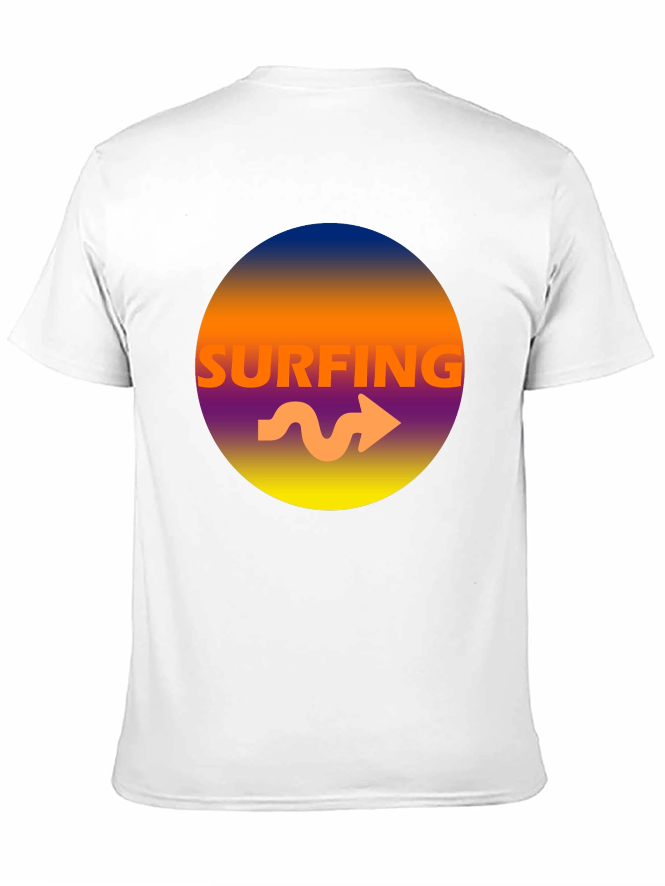 Surfing Graphic Tee - Mens Black T-Shirt