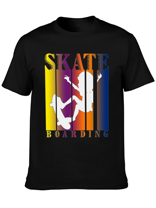 Skateboarding Graphic T-Shirt - Cool Skater Design