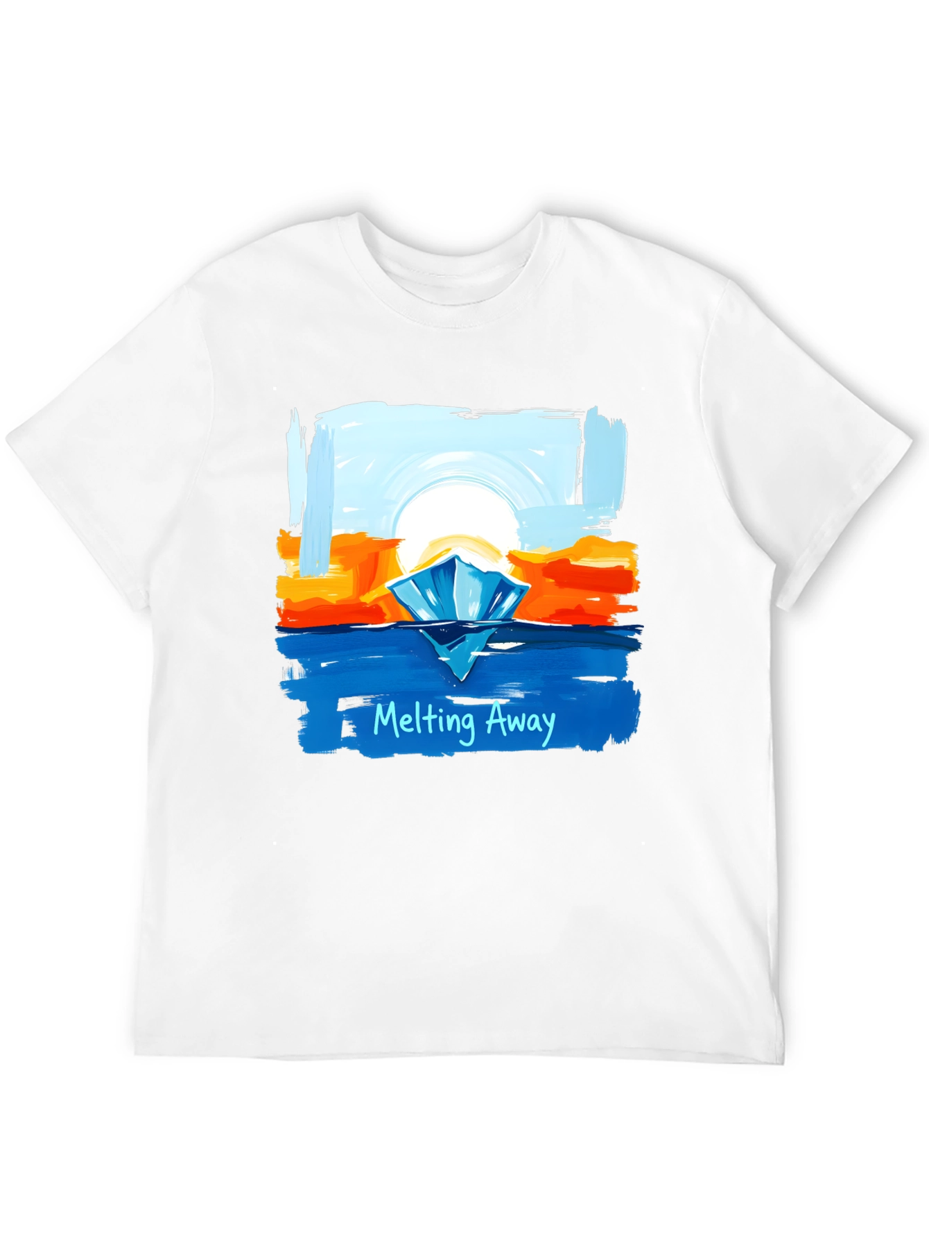 Melting Away Graphic Tee - Climate Change Awareness