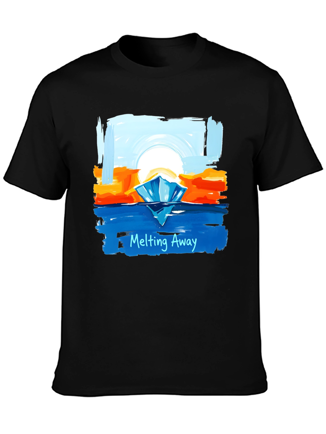 Melting Away Graphic Tee - Climate Change Awareness