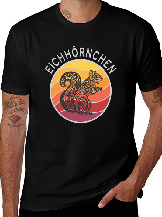 Eichhörnchen Squirrel T-Shirt - Retro Style