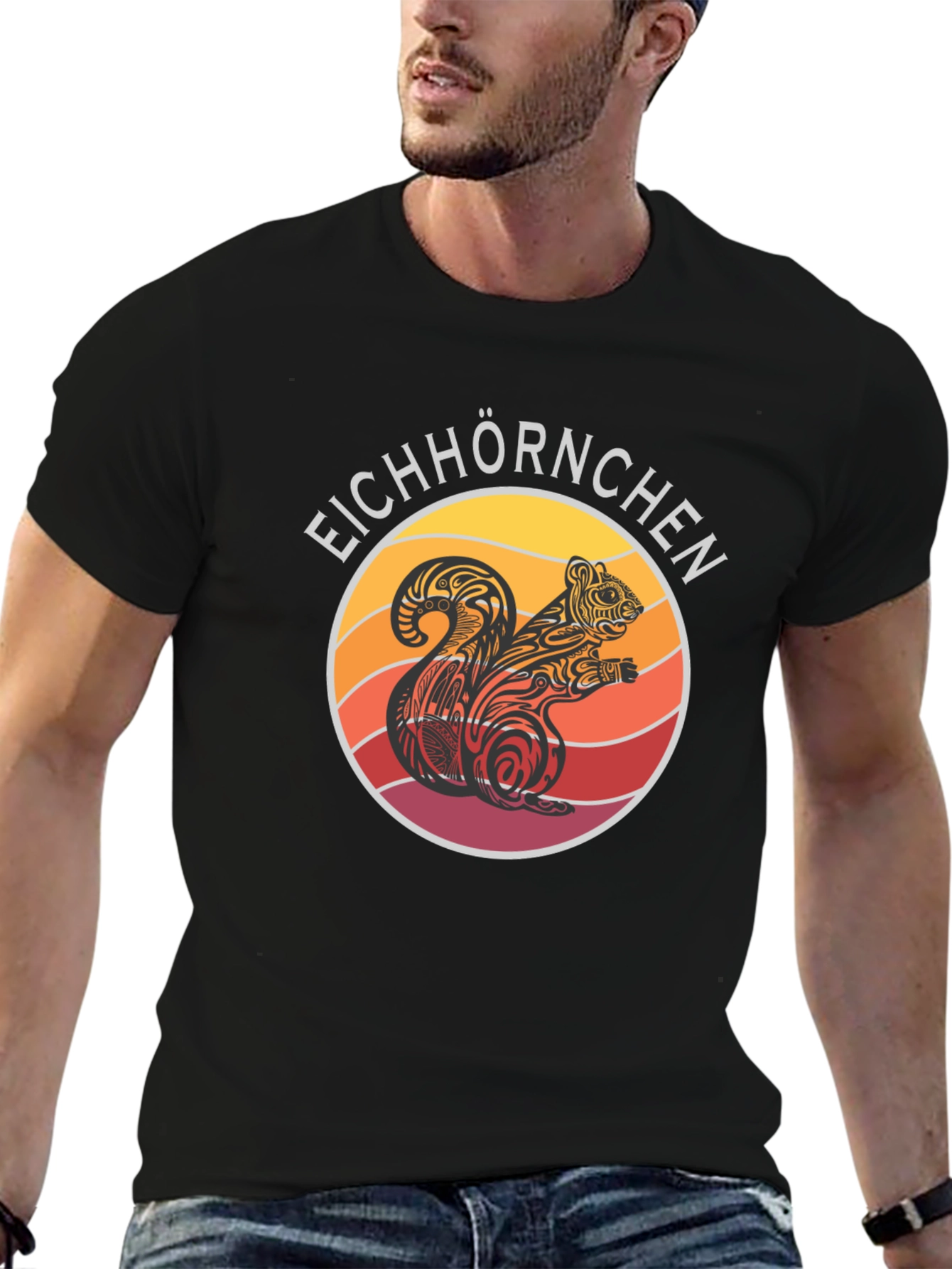 Eichhörnchen Squirrel T-Shirt - Retro Style
