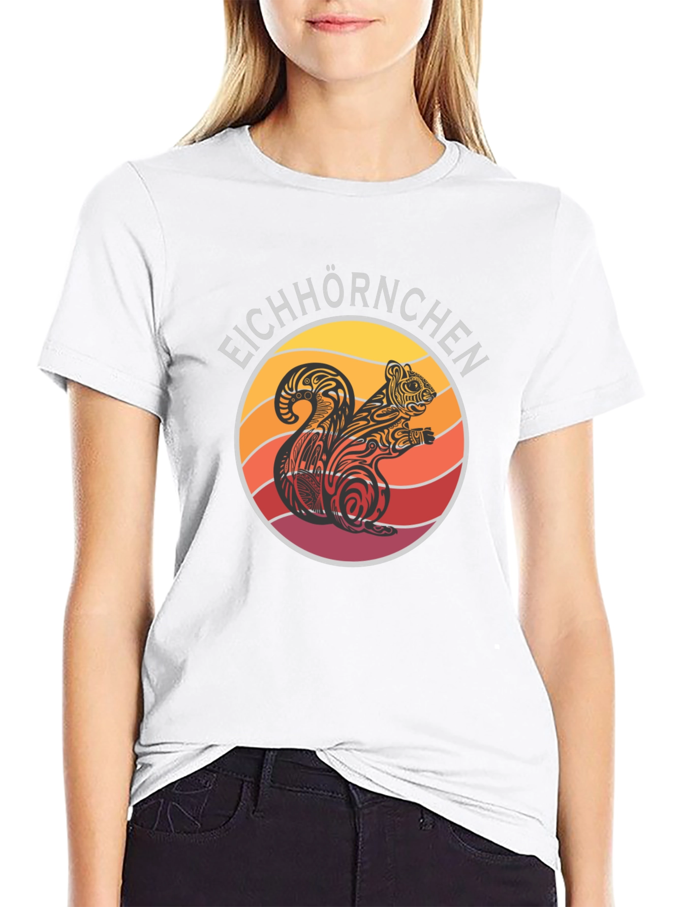 Eichhörnchen Squirrel T-Shirt - Retro Style