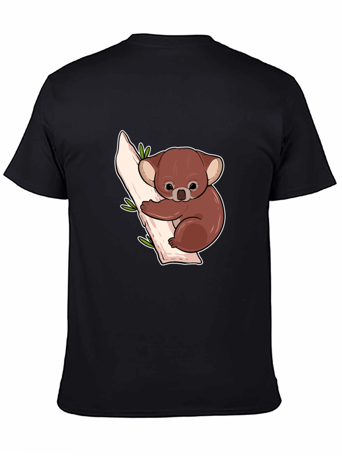 Koala Bear Graphic Black Tee