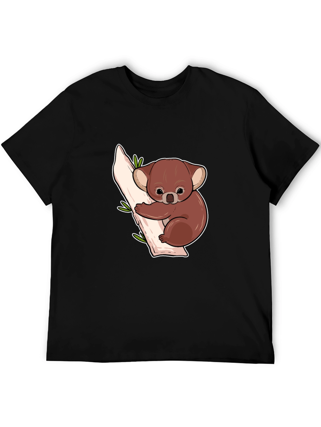 Koala Bear Graphic Black Tee